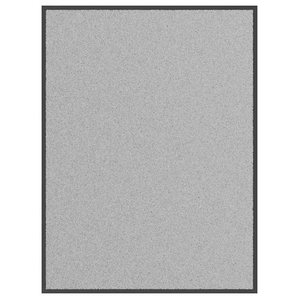 vidaXL Изтривалка сива 90x120 см
