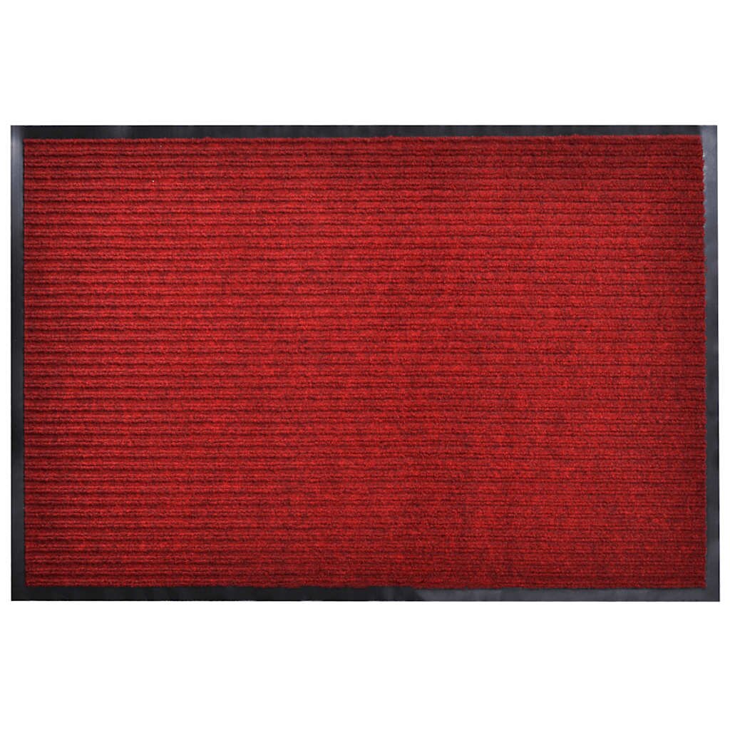 vidaXL Изтривалка за врата червена 120 x 180 см PVC
