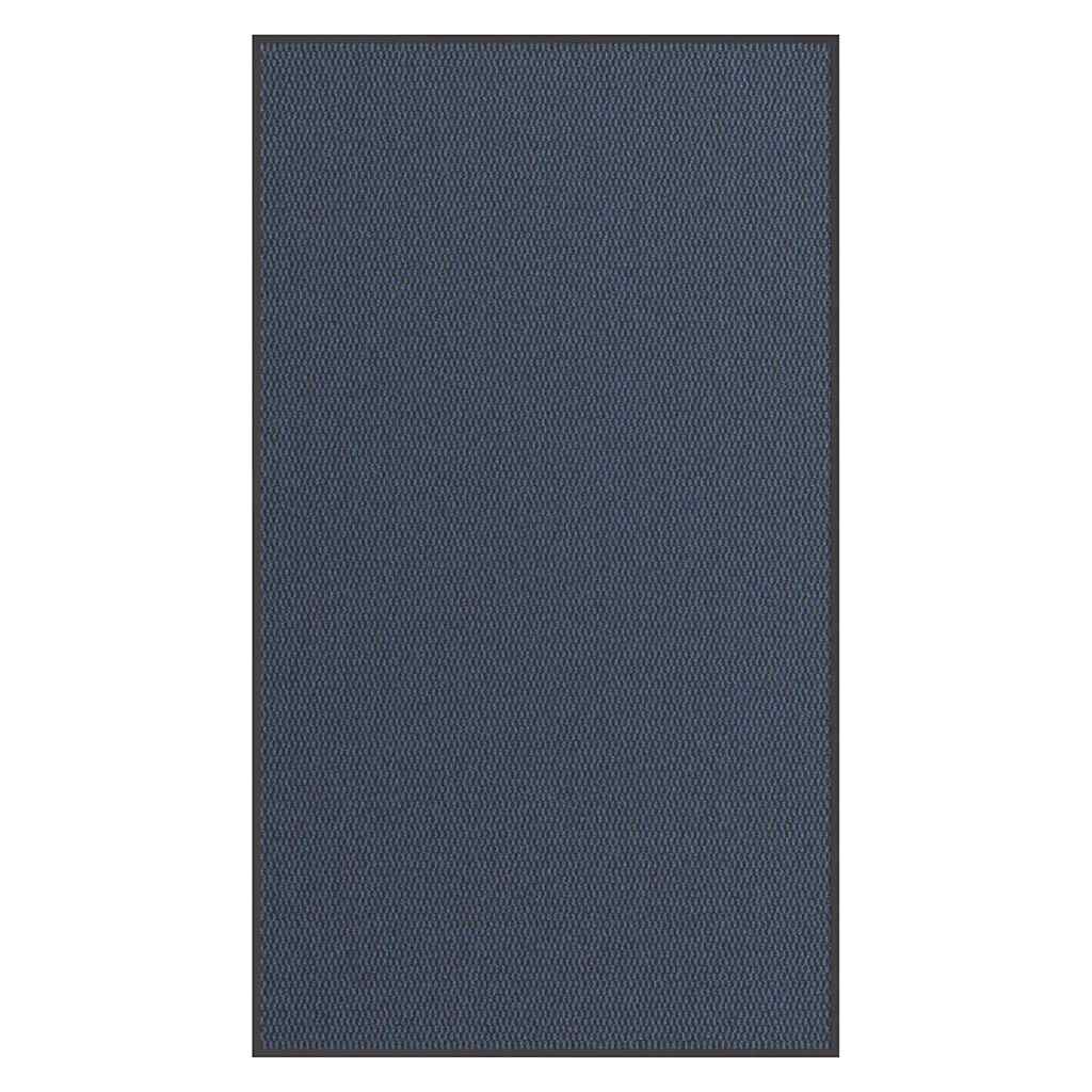 vidaXL Изтривалка за врата синя 115x200 cm