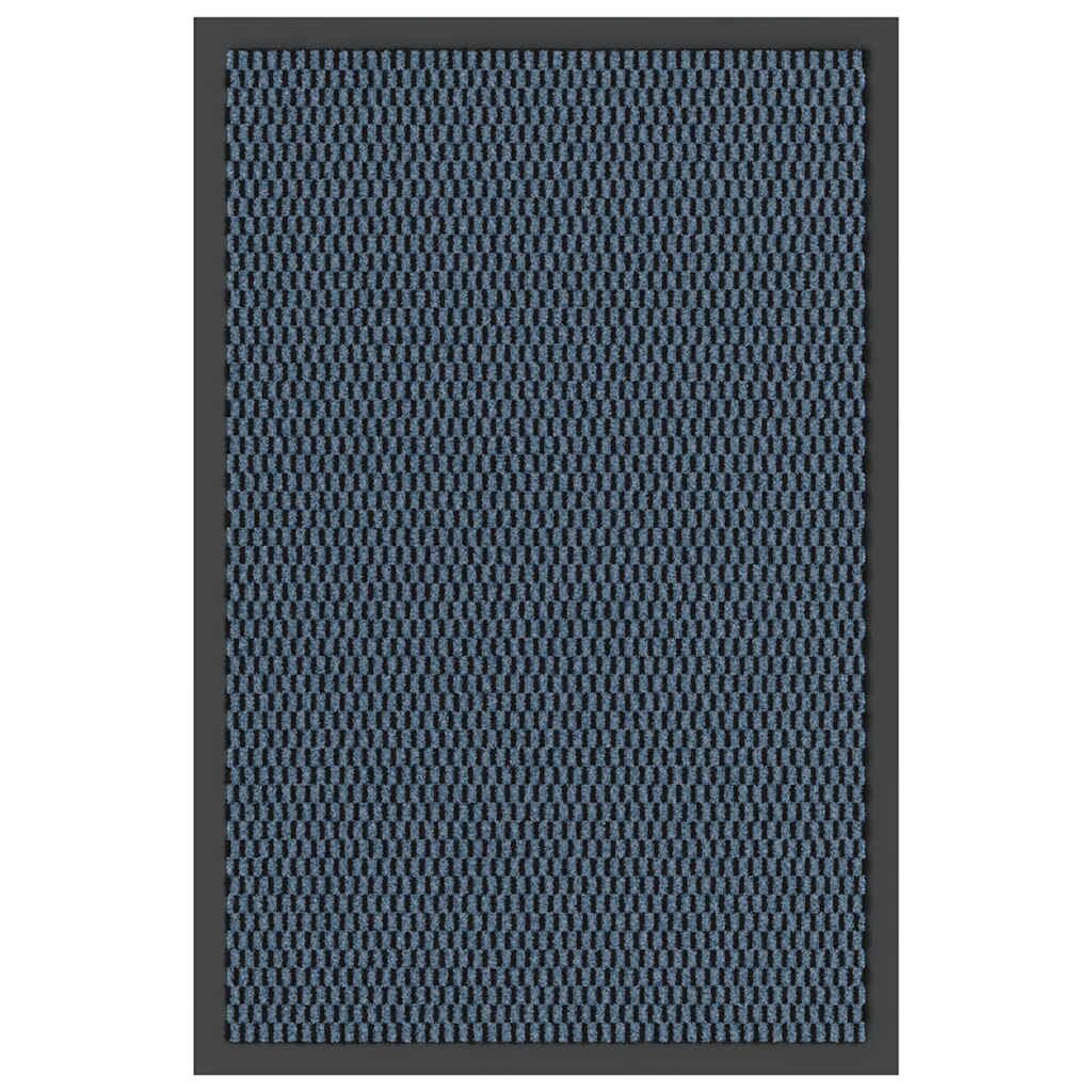vidaXL Изтривалка за врата синя 40x60 см