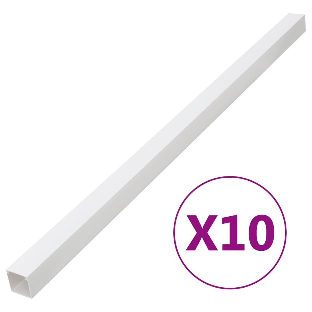 vidaXL Кабелен канал 150x50 мм 10 м PVC