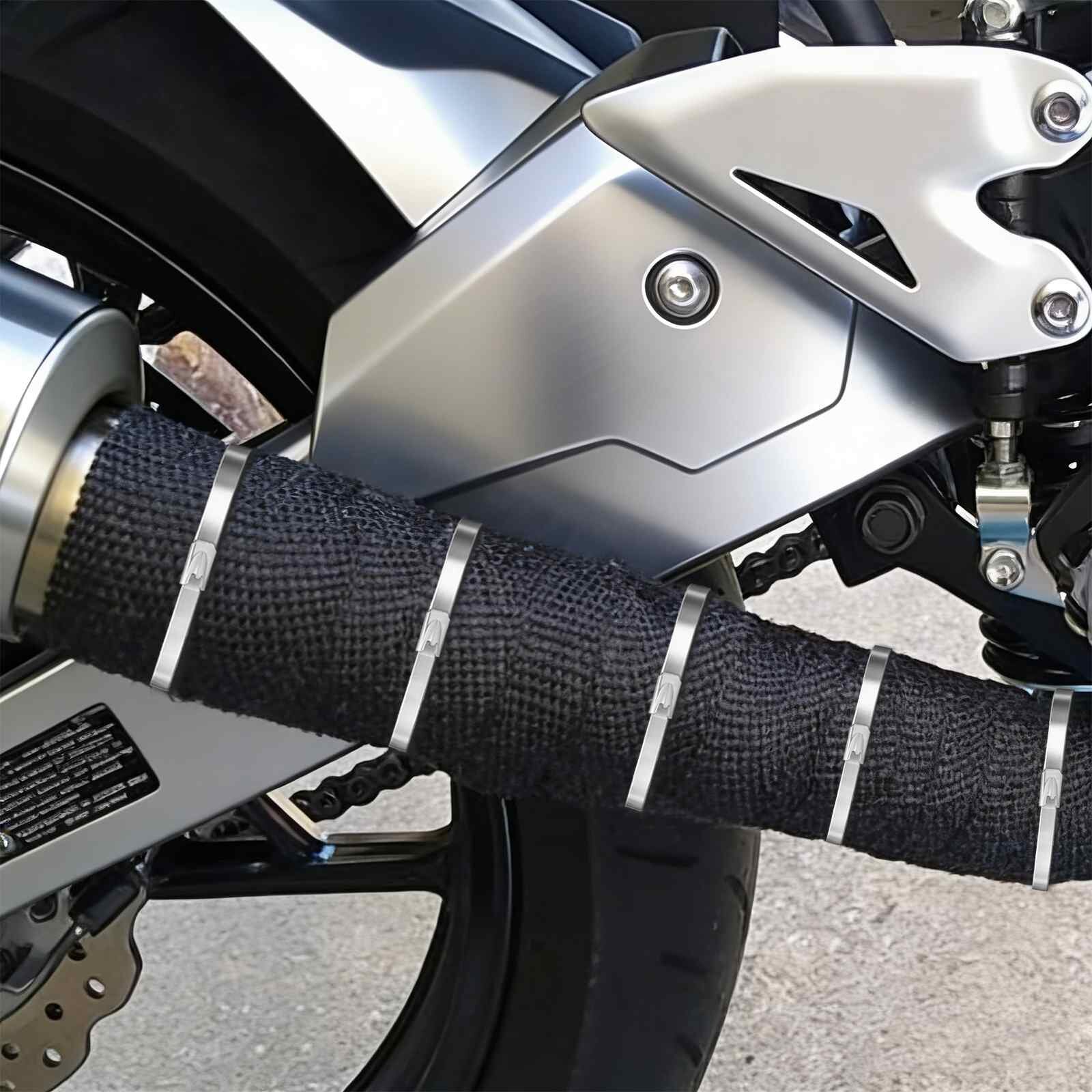 vidaXL Кабелна връзка 12 бр. 79 x 400 мм Сребристо
