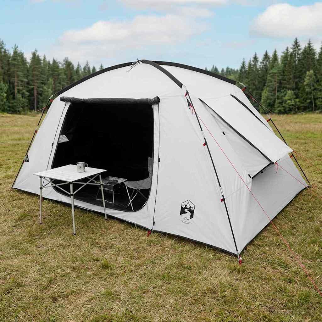 vidaXL Кабинна палатка Бял blackout 400 x 210 x 180 см Полиестер