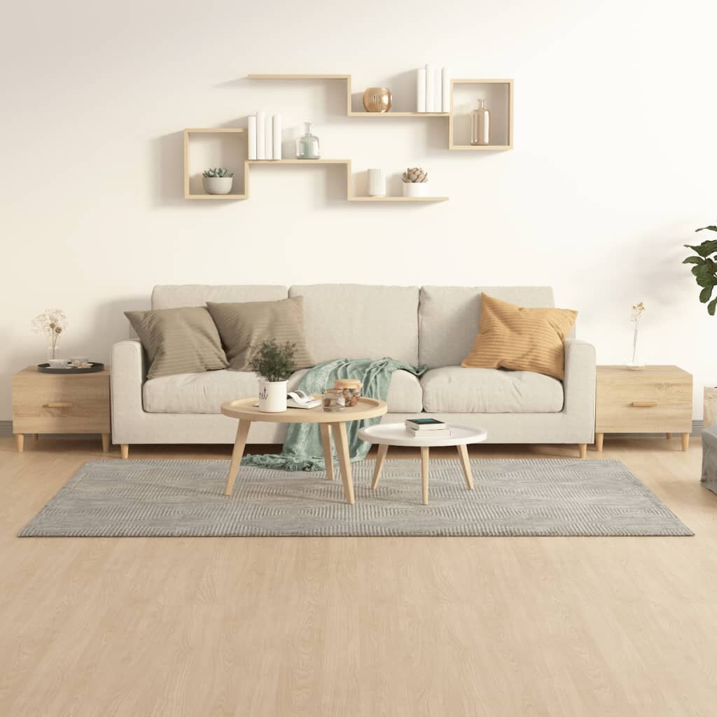 vidaXL Кафе маси 2 бр дъб сонома 50x50x40 см инженерно дърво