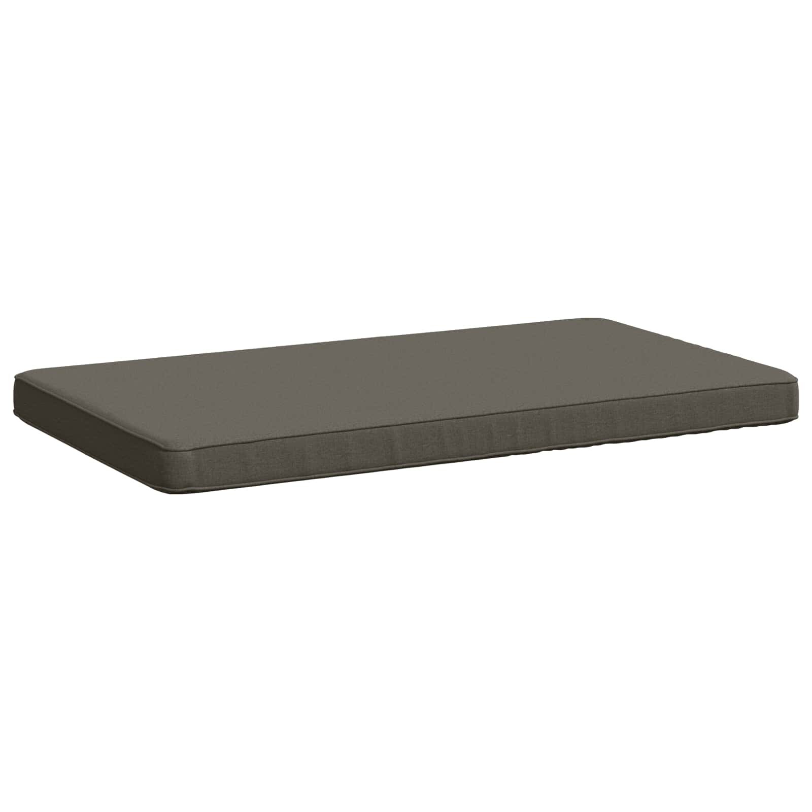 vidaXL Калъф за пейка 1 част VUGHT 100% полиестер Сиво 60 x 50 x 5 см