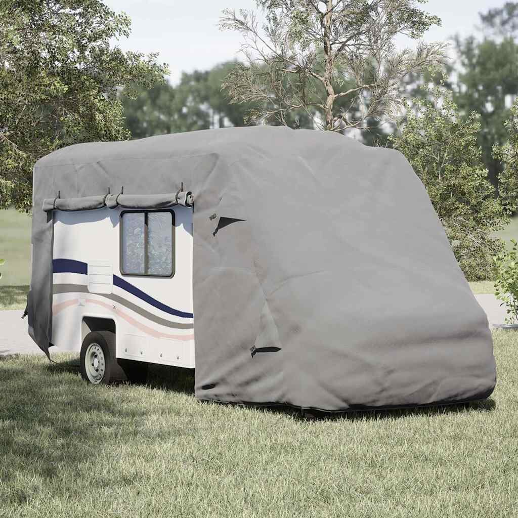 vidaXL Калъфи за кемпери Grey 610x235x275 cm Нетъкана материя
