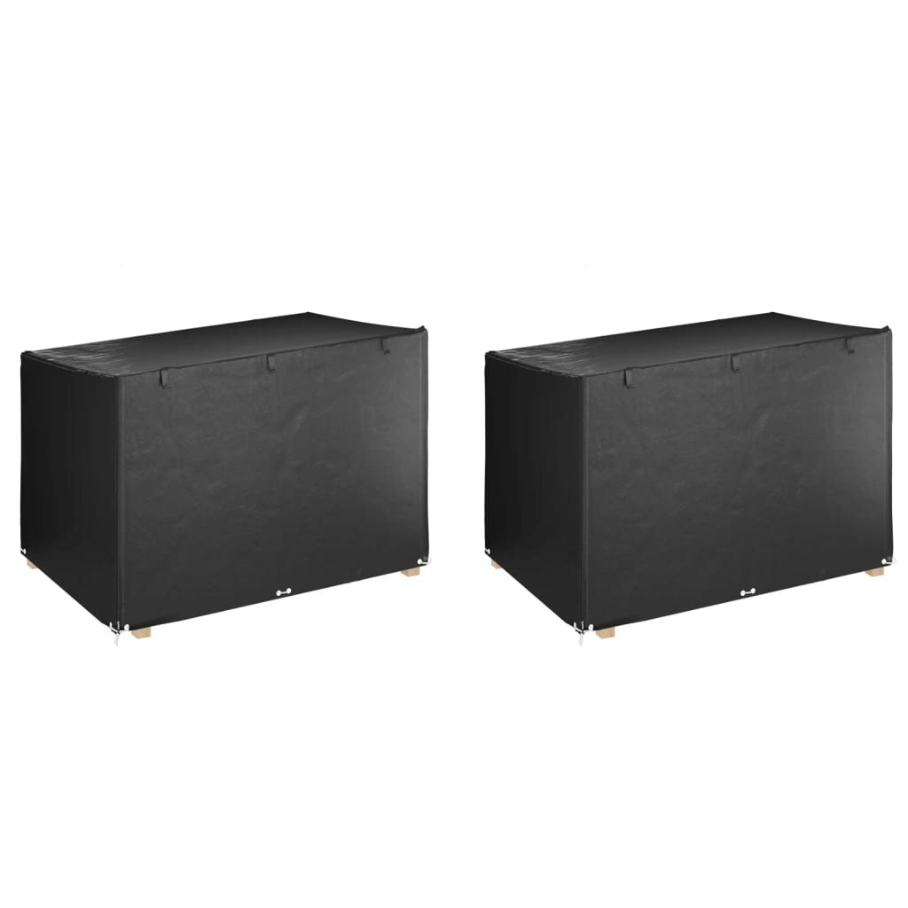vidaXL Калъфи за люлки 2 бр 12 капси 215x150x130/150 см полиетилен