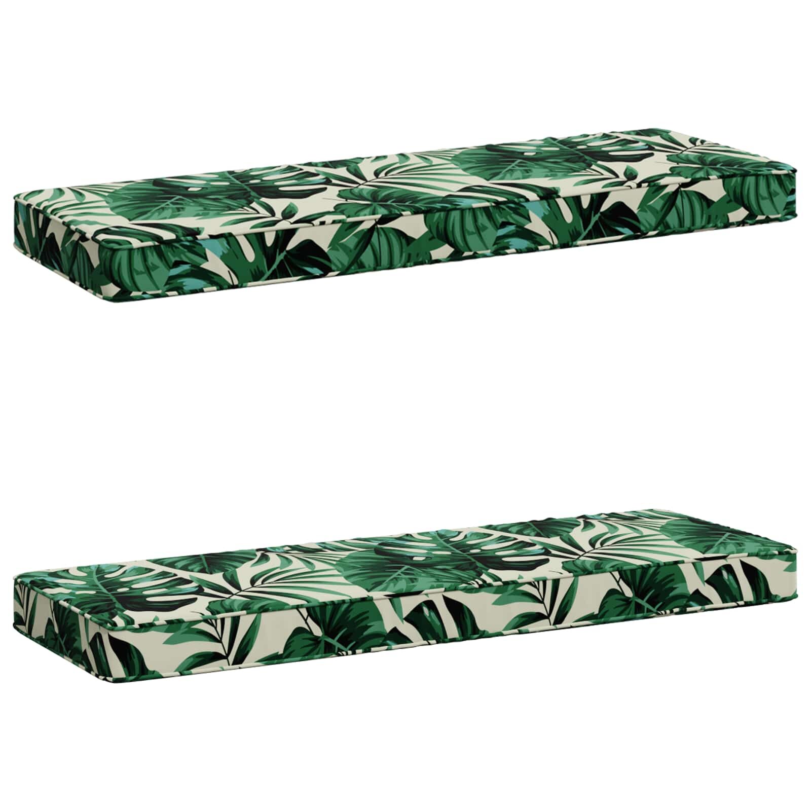 vidaXL Калъфи за пейки 2 части VUGHT 2 pcs 100% полиестер