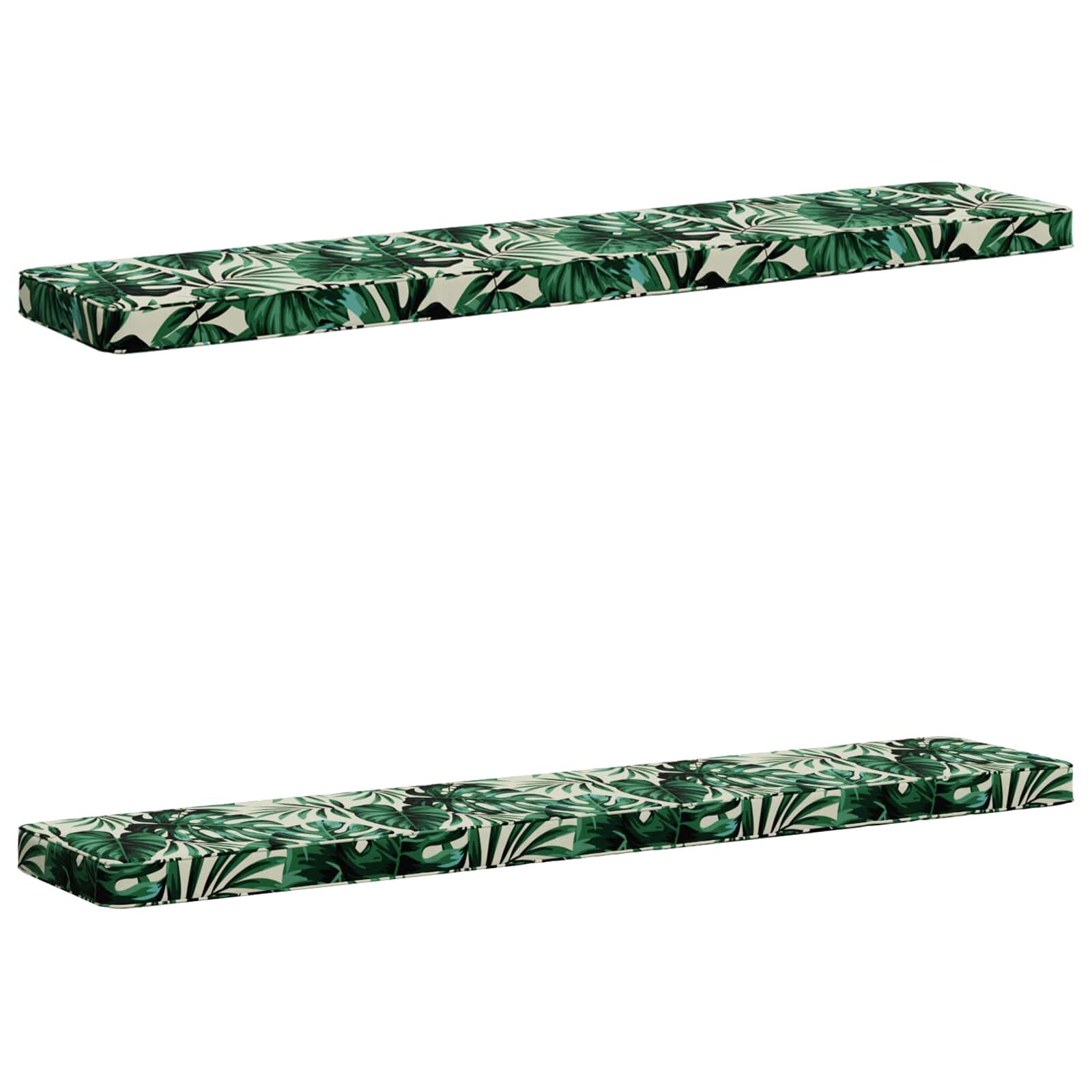 vidaXL Калъфи за пейки 2 части VUGHT 2 pcs 100% полиестер