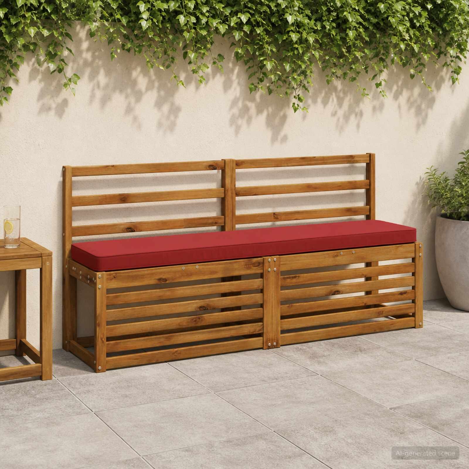 vidaXL Калъфи за пейки 2 части VUGHT 2 pcs 100% полиестер