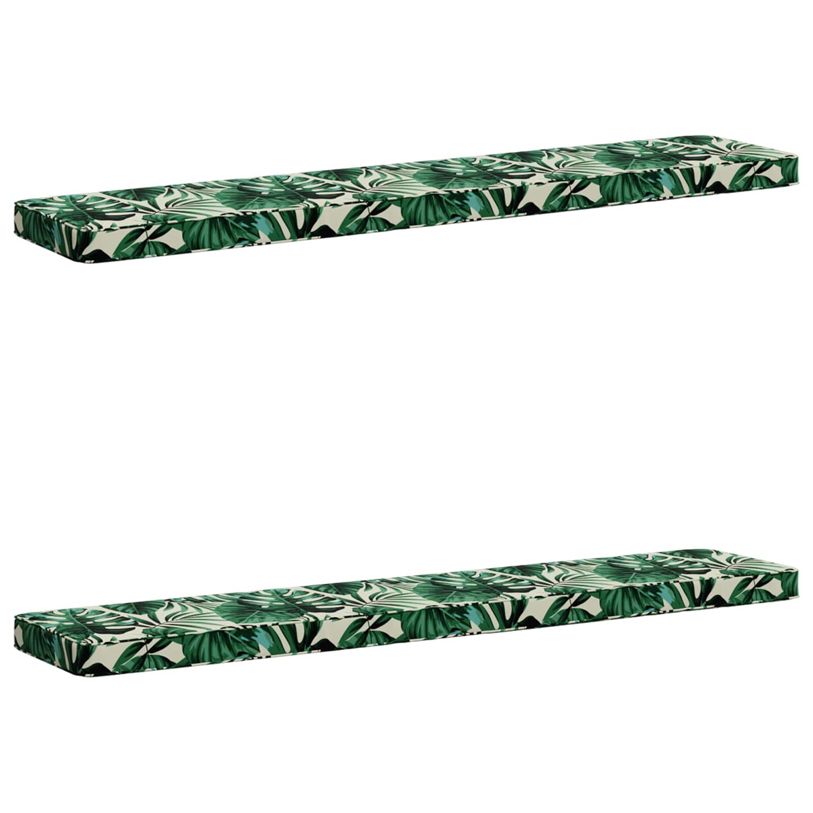 vidaXL Калъфи за пейки 2 части VUGHT 2 pcs 100% полиестер