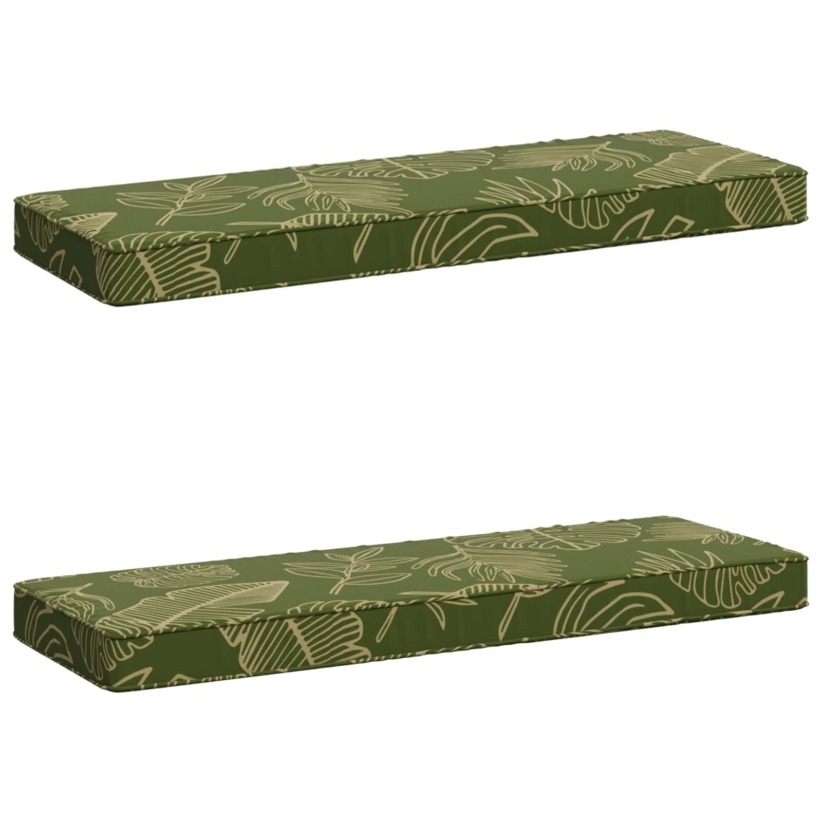 vidaXL Калъфи за пейки 2 части VUGHT 2 pcs 100% полиестер