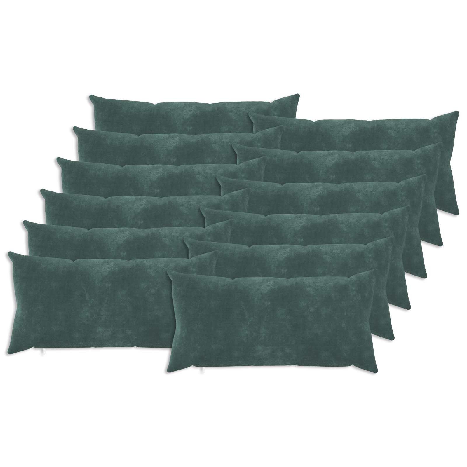 vidaXL Калъфка за възглавница 12 pcs HEERLEN Морско синьо 40 x 80 cm