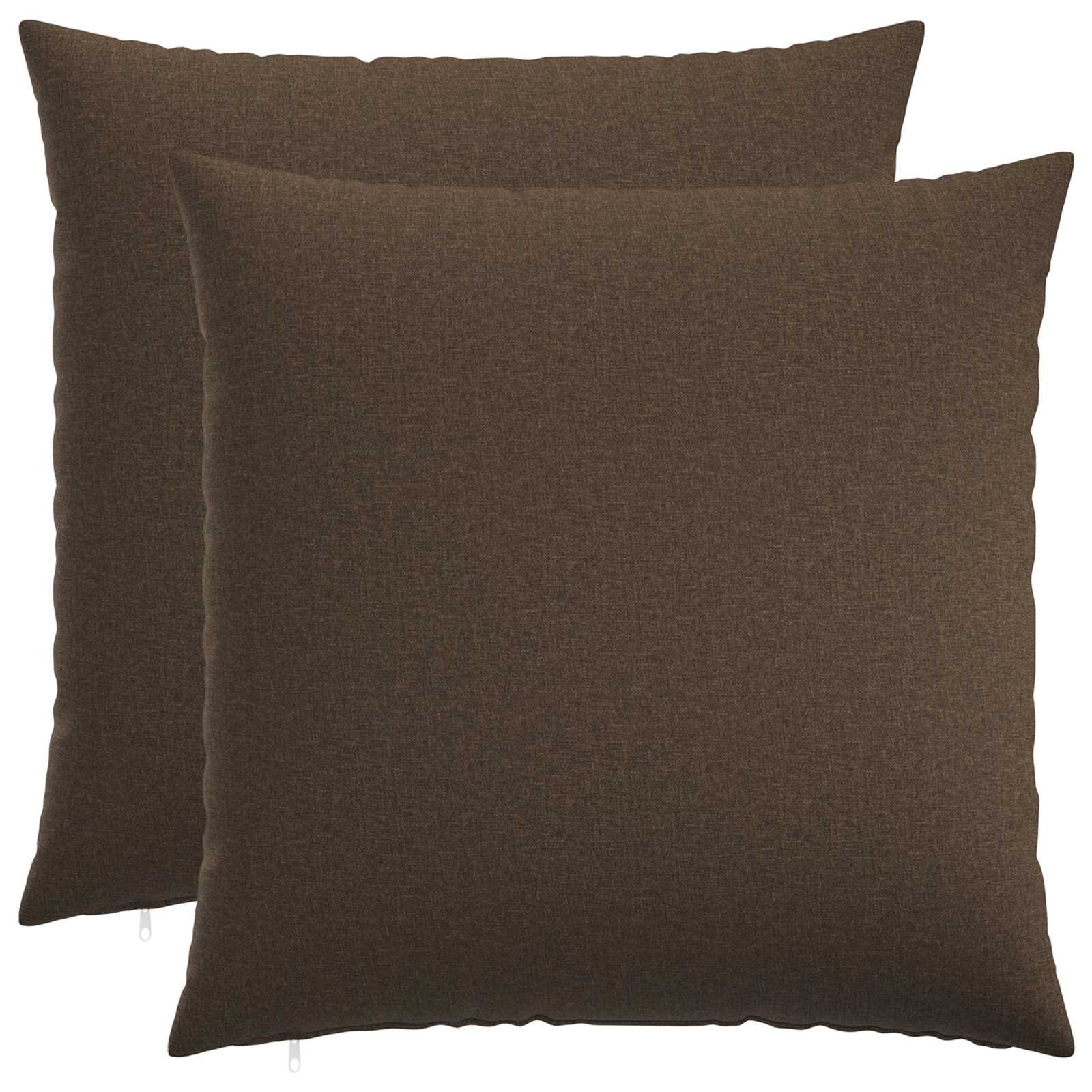 vidaXL Калъфка за възглавница 2 бр. HEERLEN Таупе 70 x 70 cm Текстил