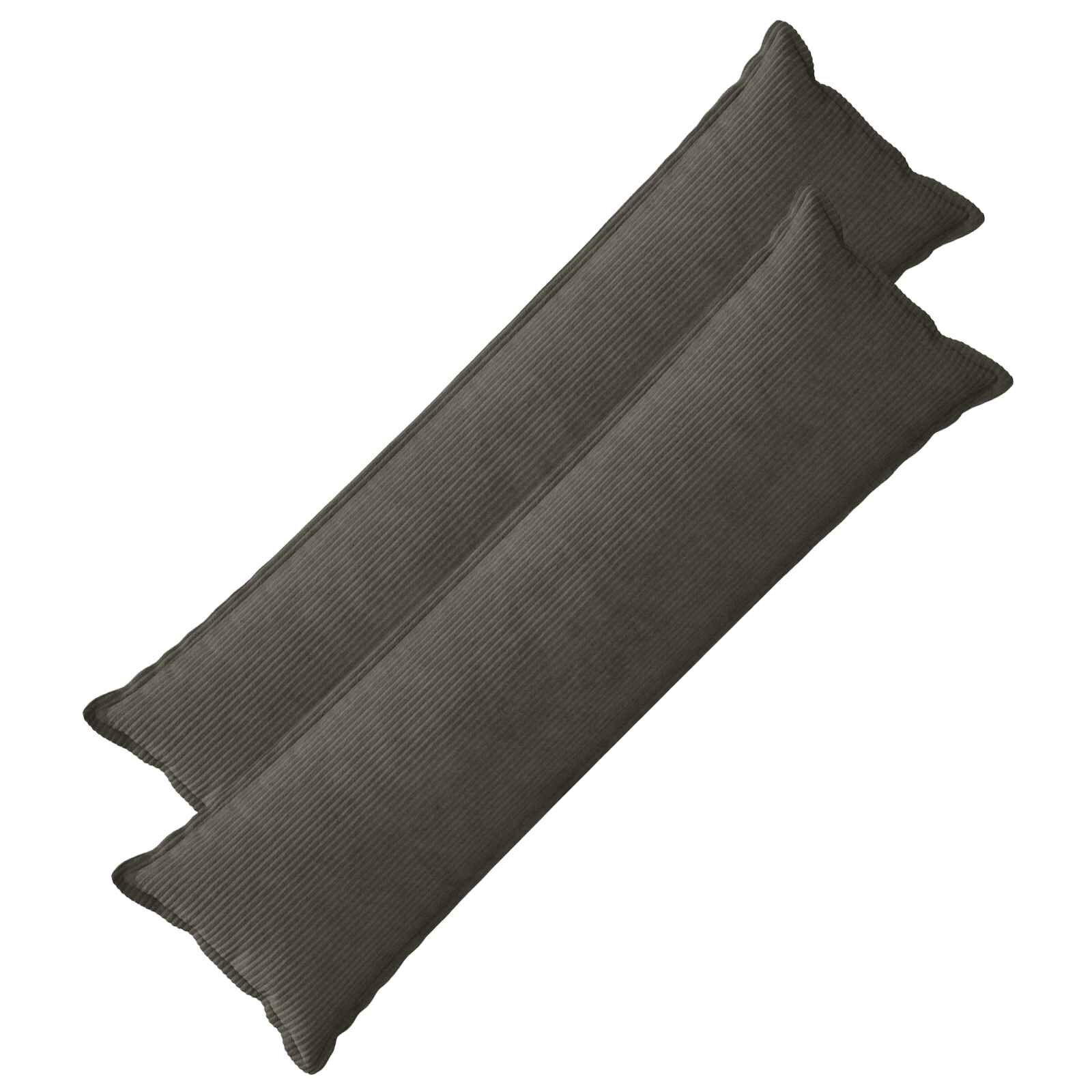 vidaXL Калъфка за възглавница 2 бр. HOUTEN Антрацит 40 x 145 см
