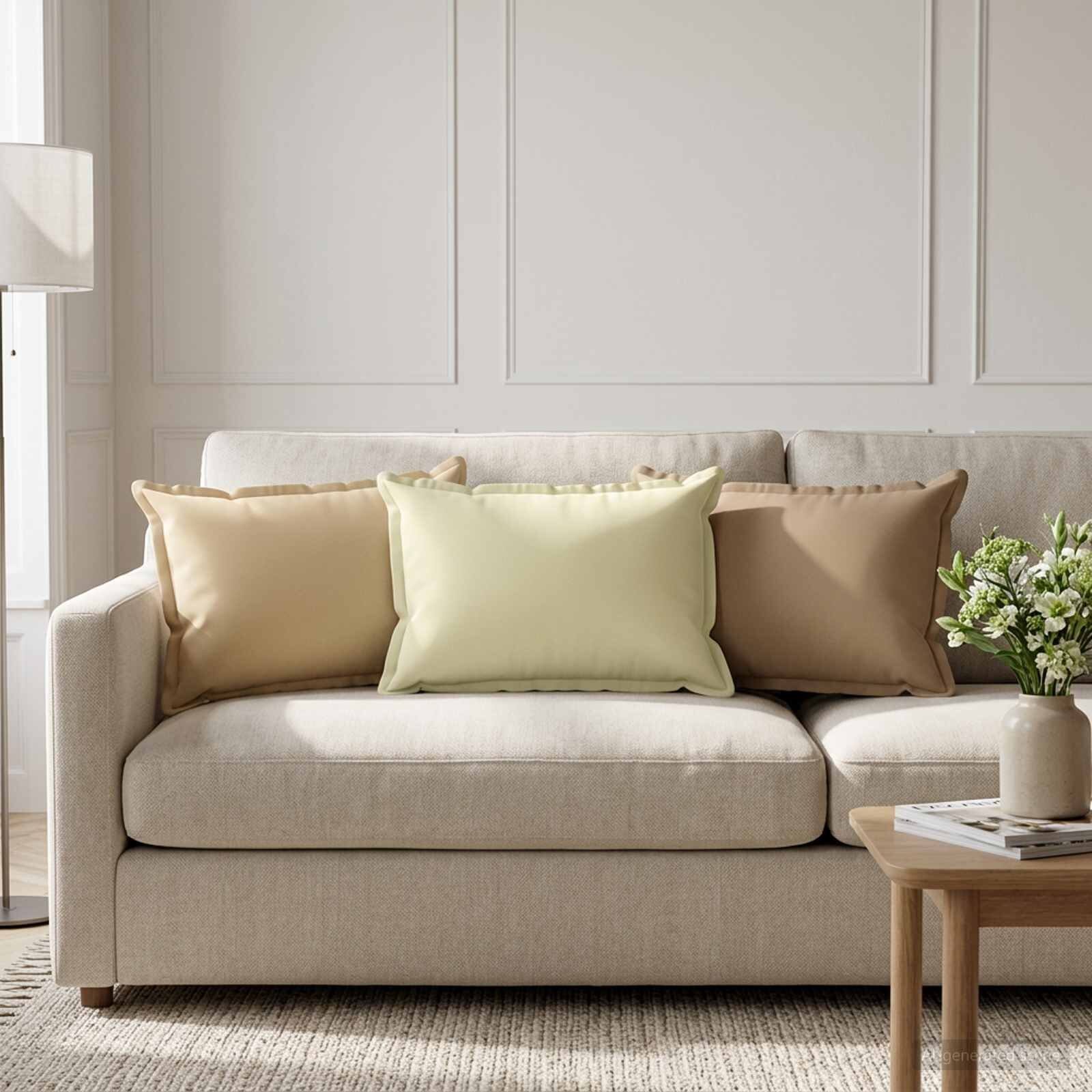 vidaXL Калъфка за възглавница 2 бр. HOUTEN Бежово 30 x 50 cm Полиестер