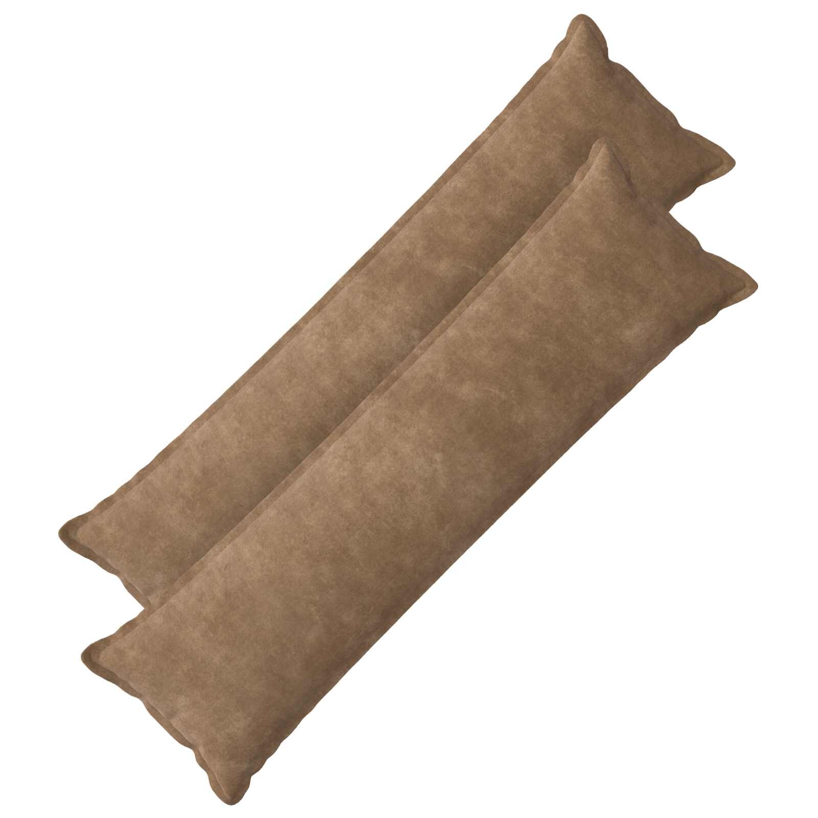 vidaXL Калъфка за възглавница 2 бр. HOUTEN Таупе 40 x 145 см