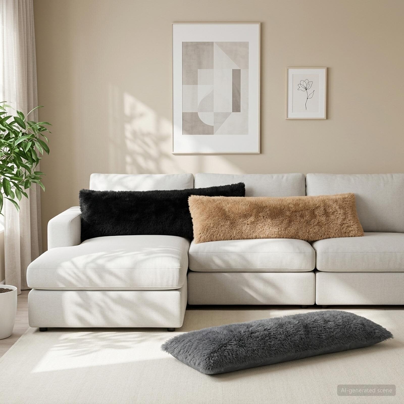 vidaXL Калъфка за възглавница 2 pcs HEERLEN Антрацит 40 x 145 см