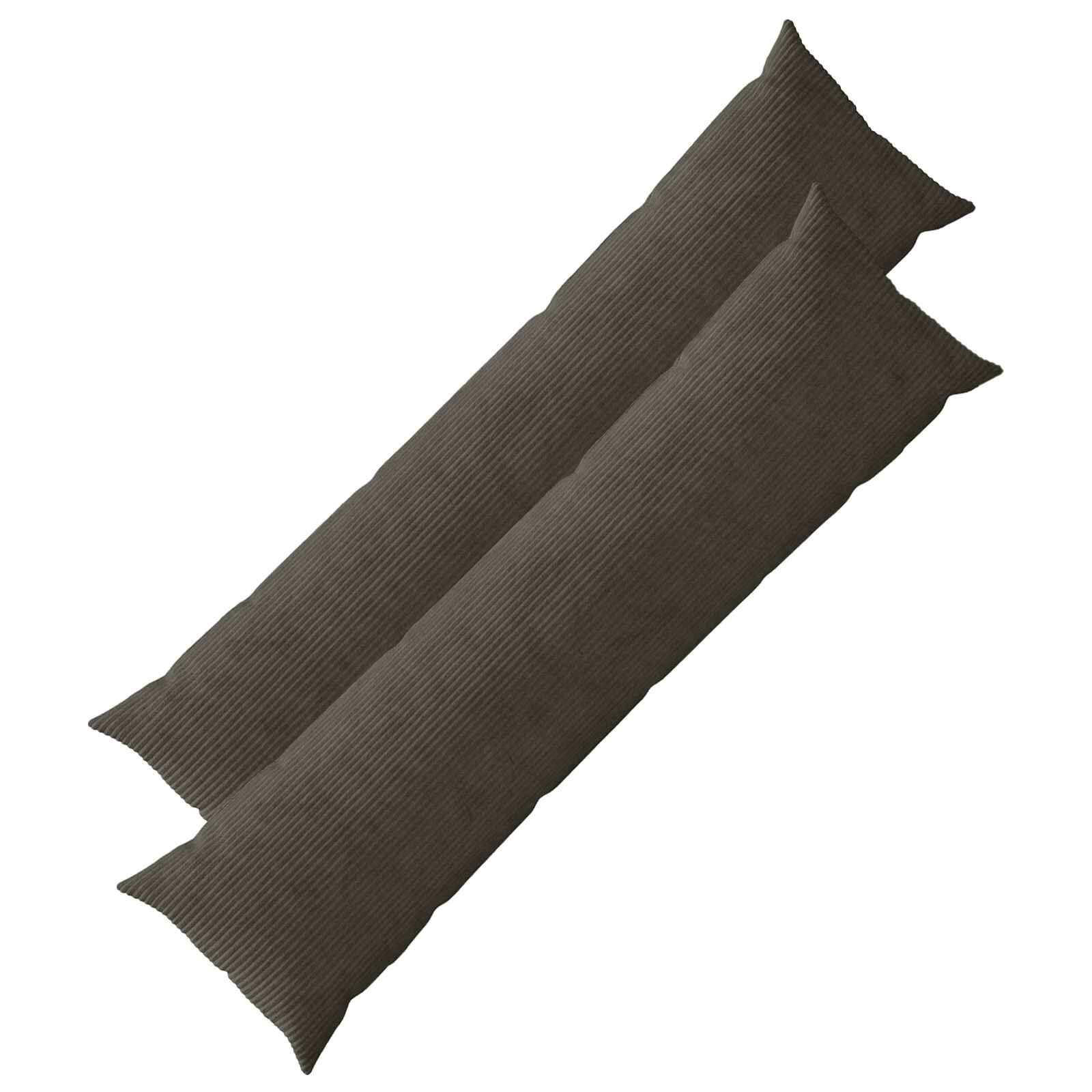 vidaXL Калъфка за възглавница 2 pcs HEERLEN Антрацит 40 x 145 см