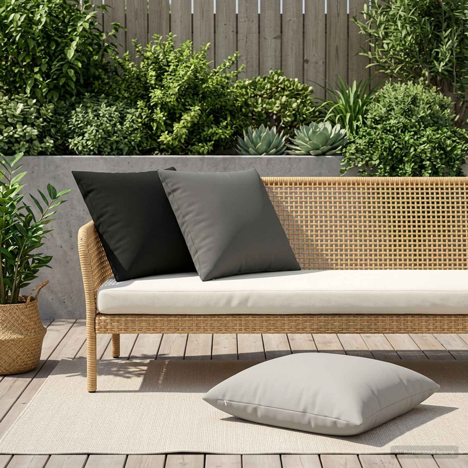 vidaXL Калъфка за възглавница 2 pcs HEERLEN Антрацит 60 x 60 cm
