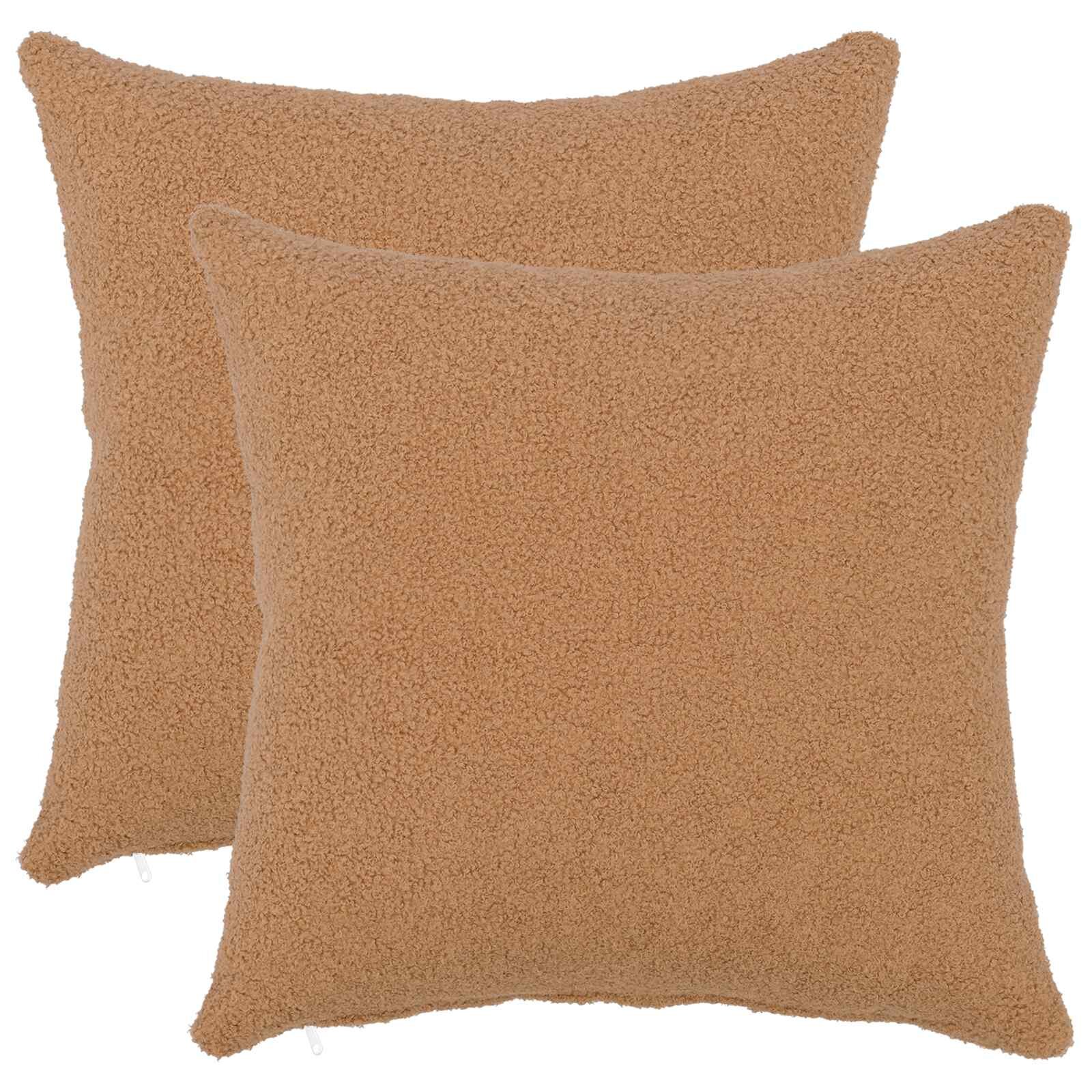 vidaXL Калъфка за възглавница 2 pcs HEERLEN Бежово 45 x 45 cm Букле