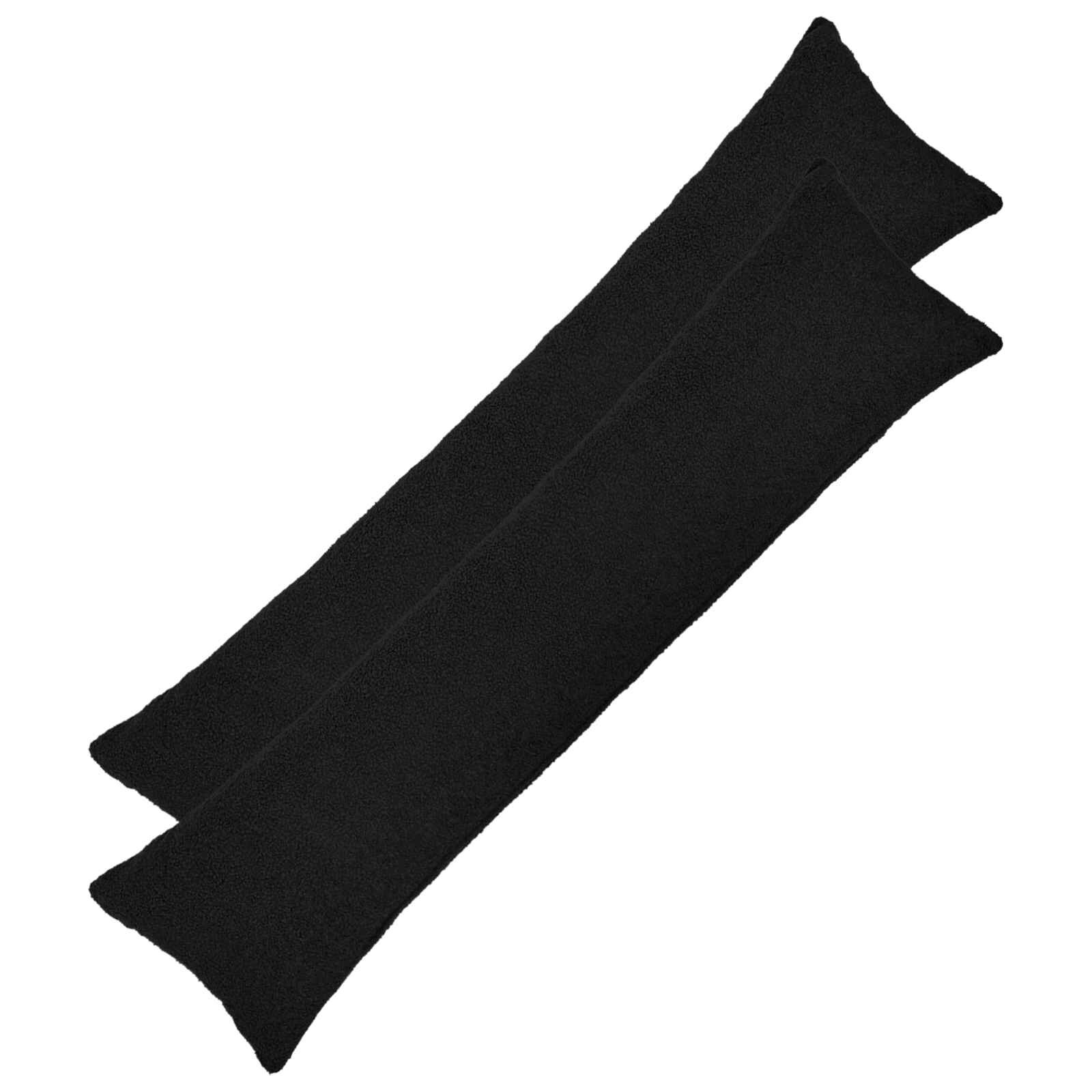 vidaXL Калъфка за възглавница 2 pcs HEERLEN Черно 40 x 145 см Букле