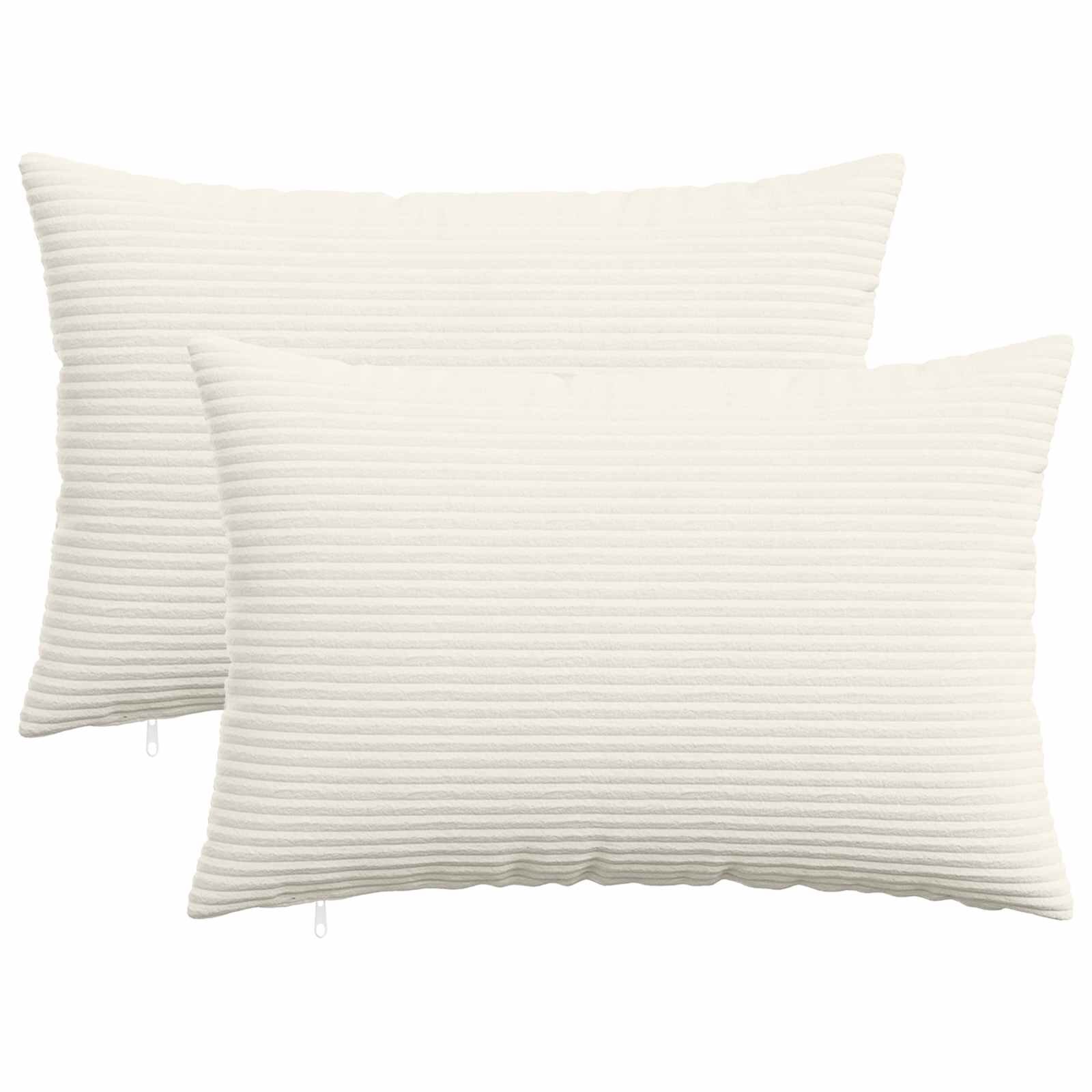 vidaXL Калъфка за възглавница 2 pcs HEERLEN Кремаво 50 x 75 cm