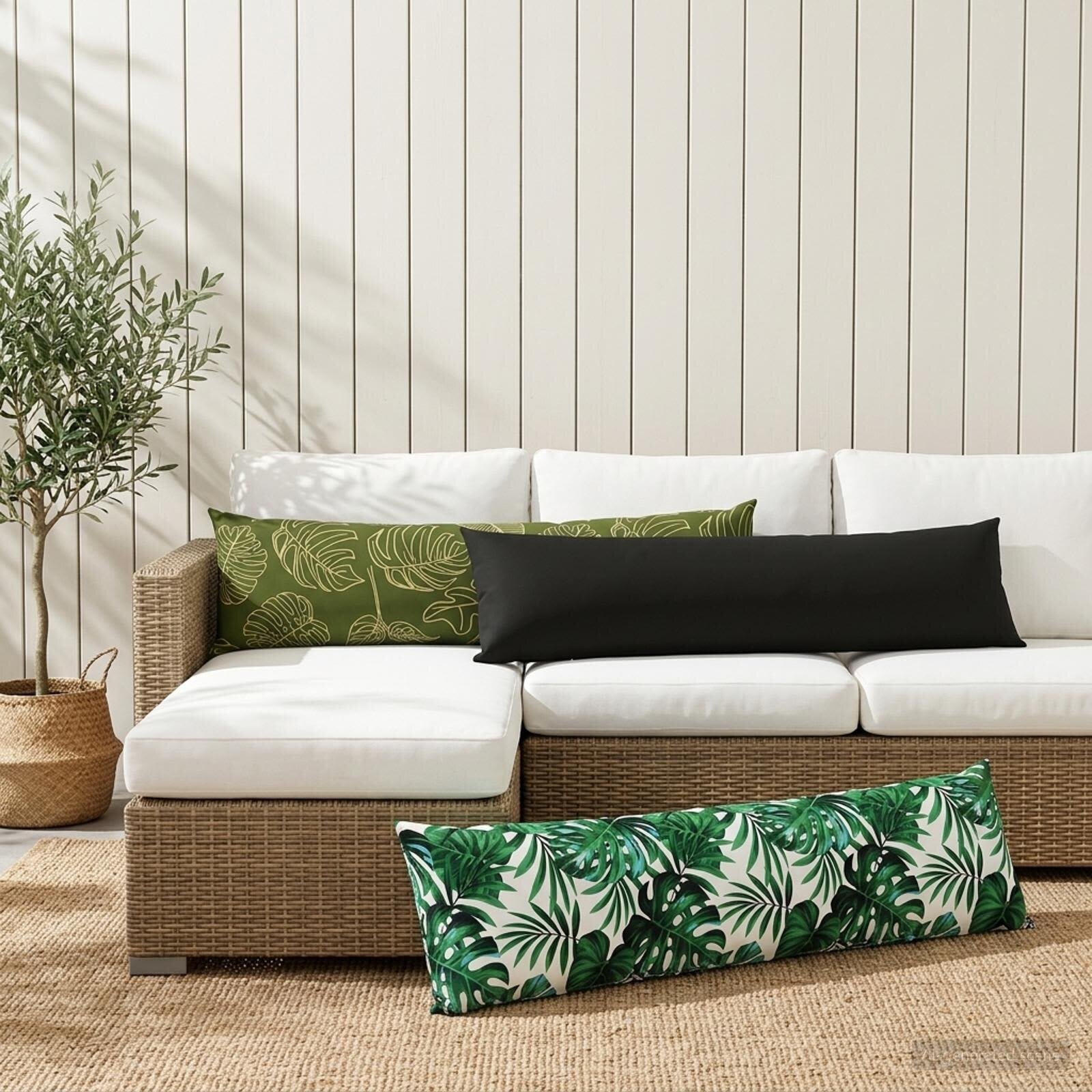 vidaXL Калъфка за възглавница 2 pcs HEERLEN Многоцветен 40 x 145 см