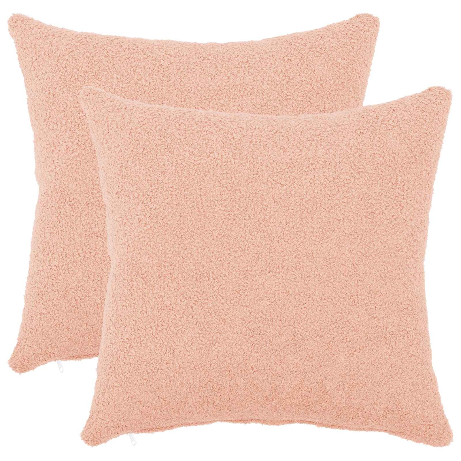 vidaXL Калъфка за възглавница 2 pcs HEERLEN Розово 40 x 40 cm Букле