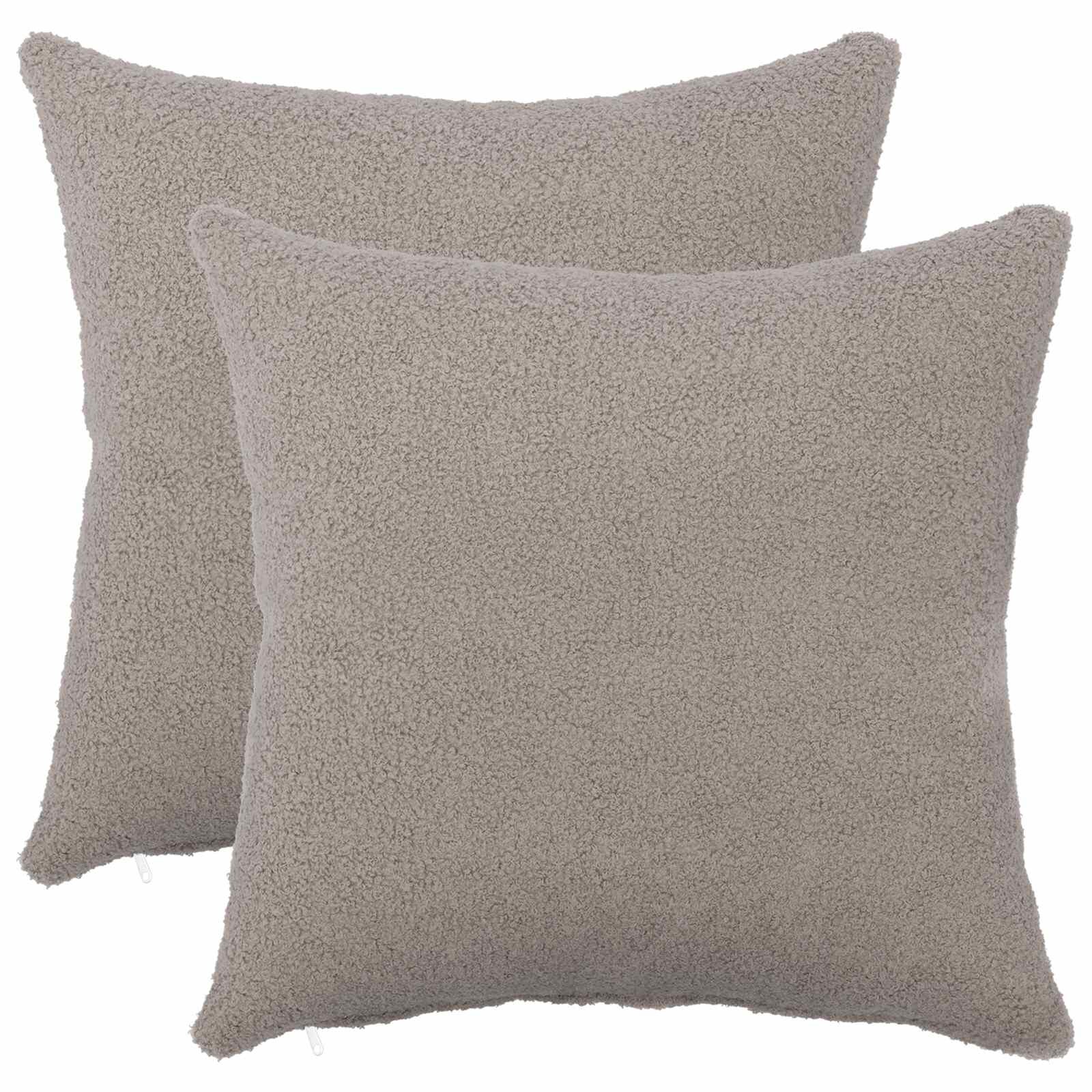 vidaXL Калъфка за възглавница 2 pcs HEERLEN Светлосиво 45 x 45 cm