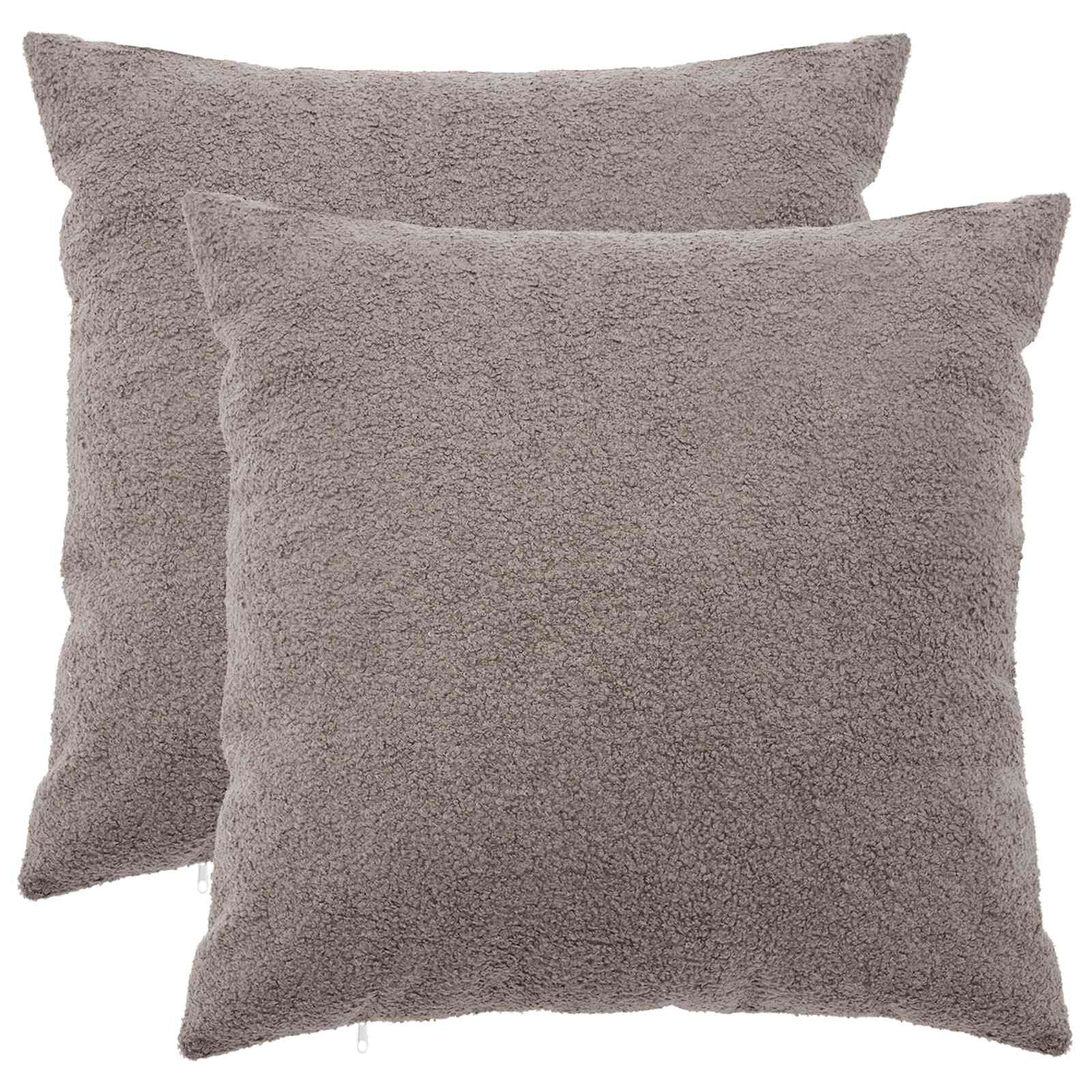 vidaXL Калъфка за възглавница 2 pcs HEERLEN Светлосиво 80 x 80 cm
