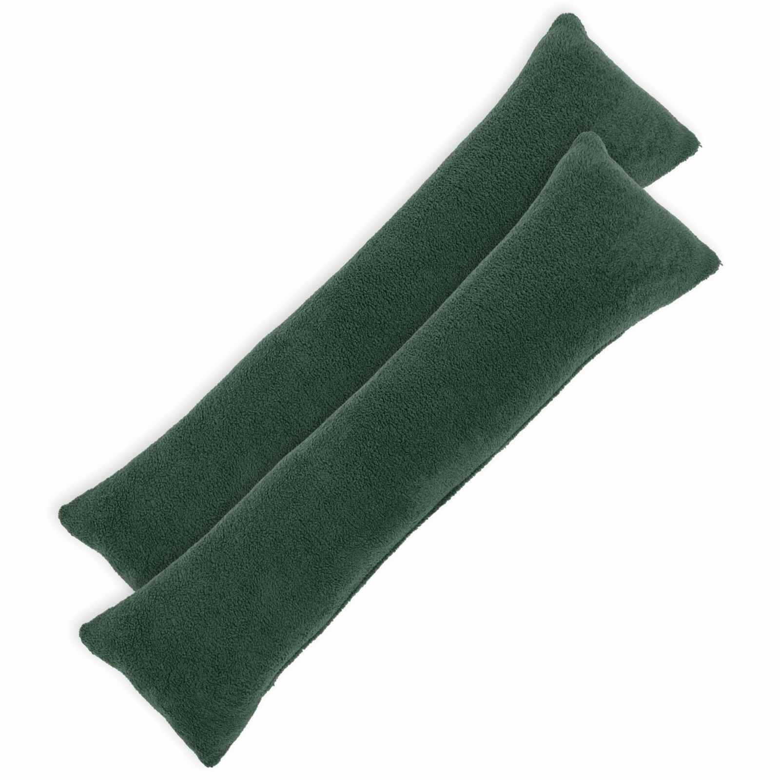 vidaXL Калъфка за възглавница 2 pcs HEERLEN Тъмнозелено 40 x 145 см