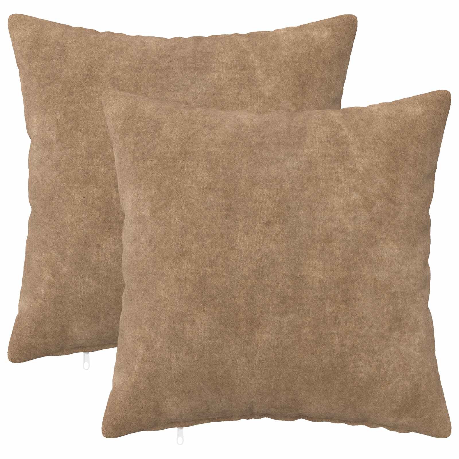 vidaXL Калъфка за възглавница 2 pcs HEERLEN Таупе 50 x 50 cm