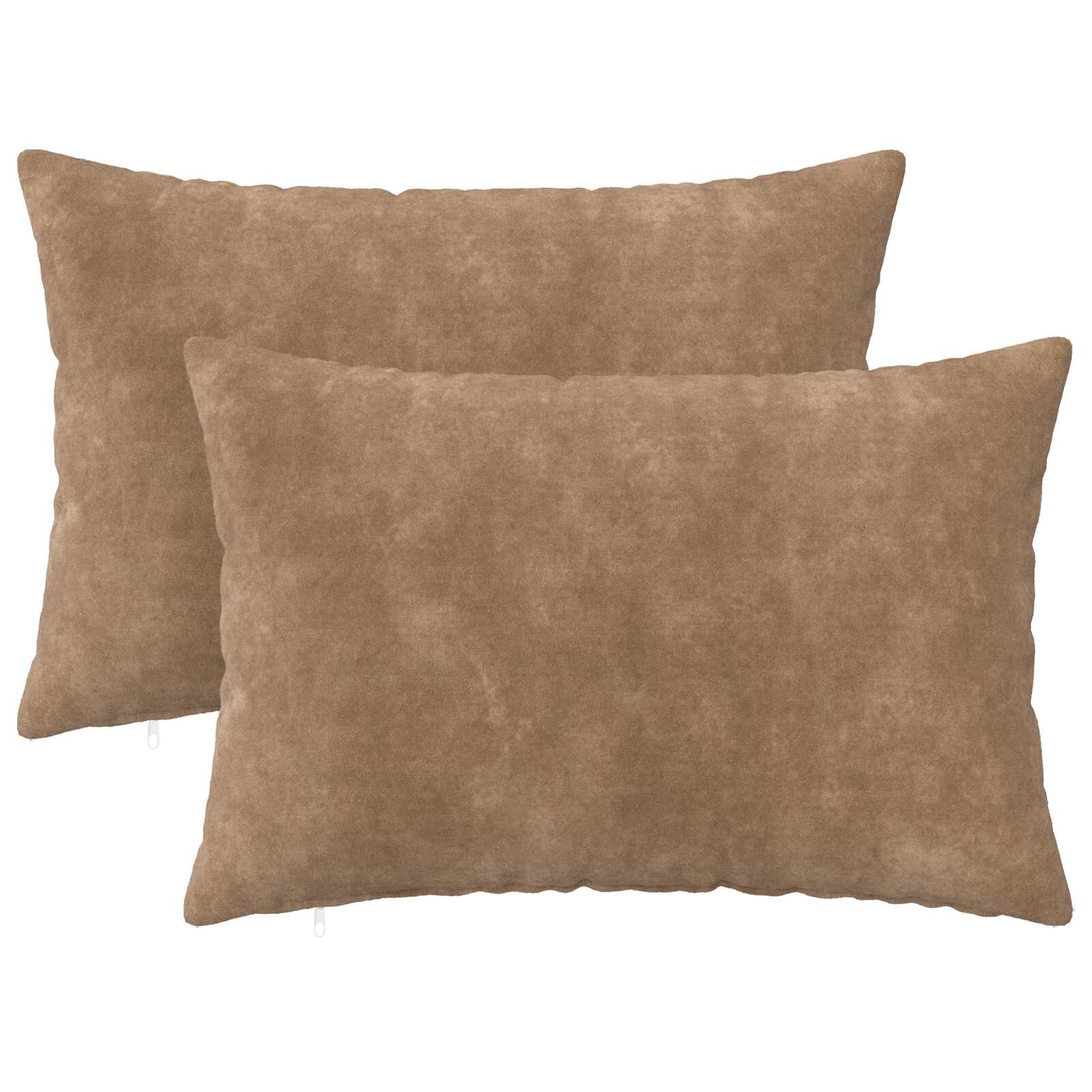 vidaXL Калъфка за възглавница 2 pcs HEERLEN Таупе 50 x 75 cm