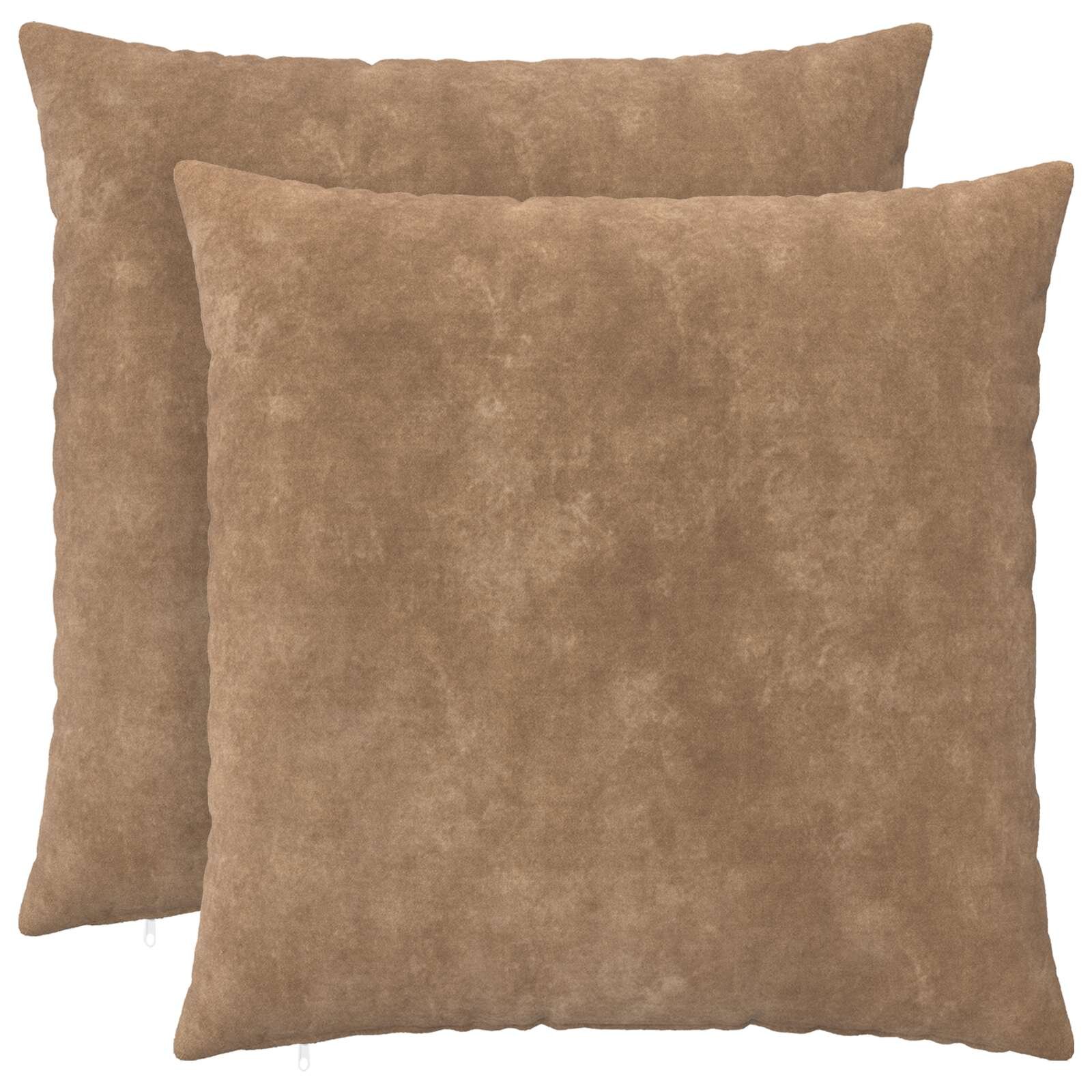 vidaXL Калъфка за възглавница 2 pcs HEERLEN Таупе 60 x 60 cm