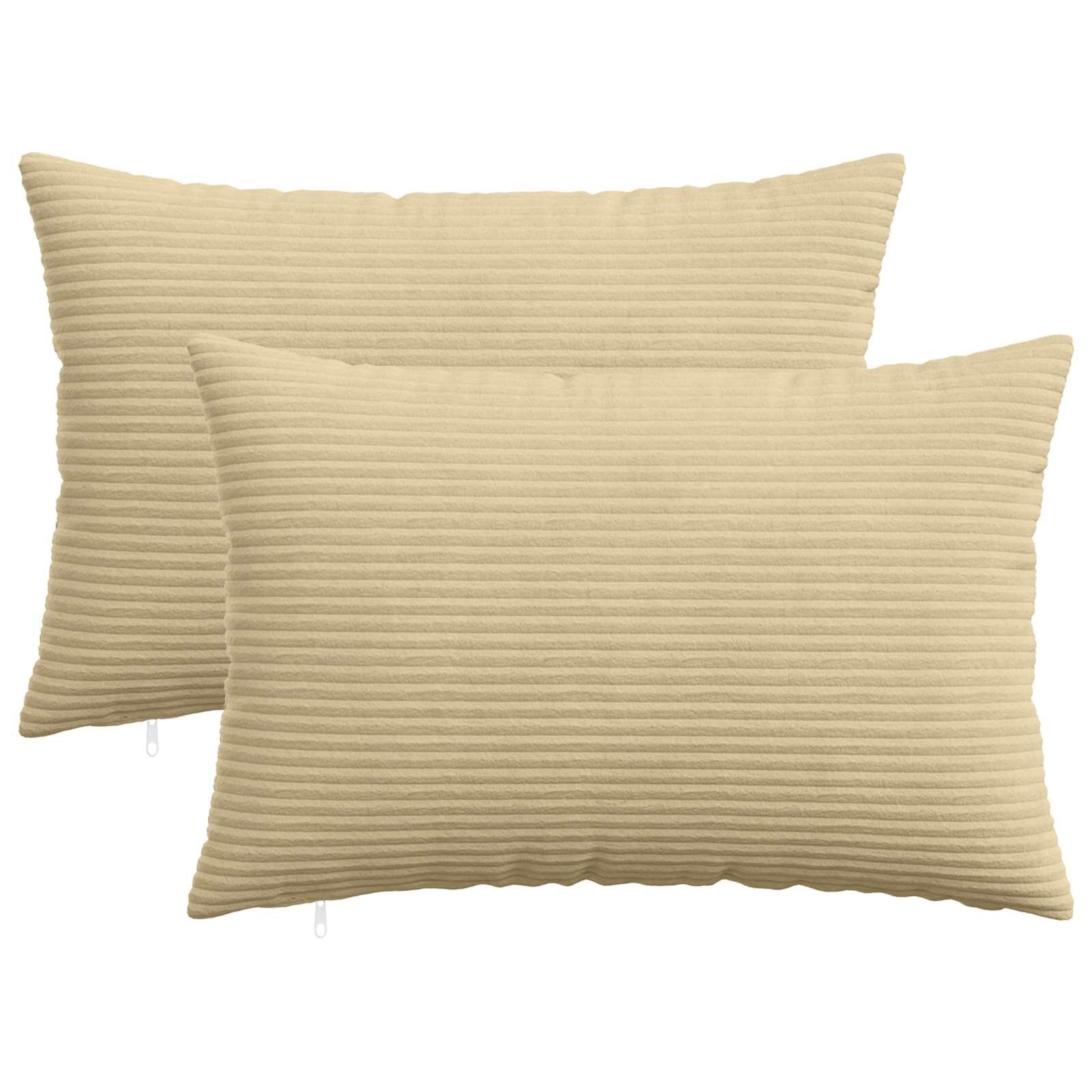 vidaXL Калъфка за възглавница 2 pcs HEERLEN Зелен Сив 40 x 60 cm