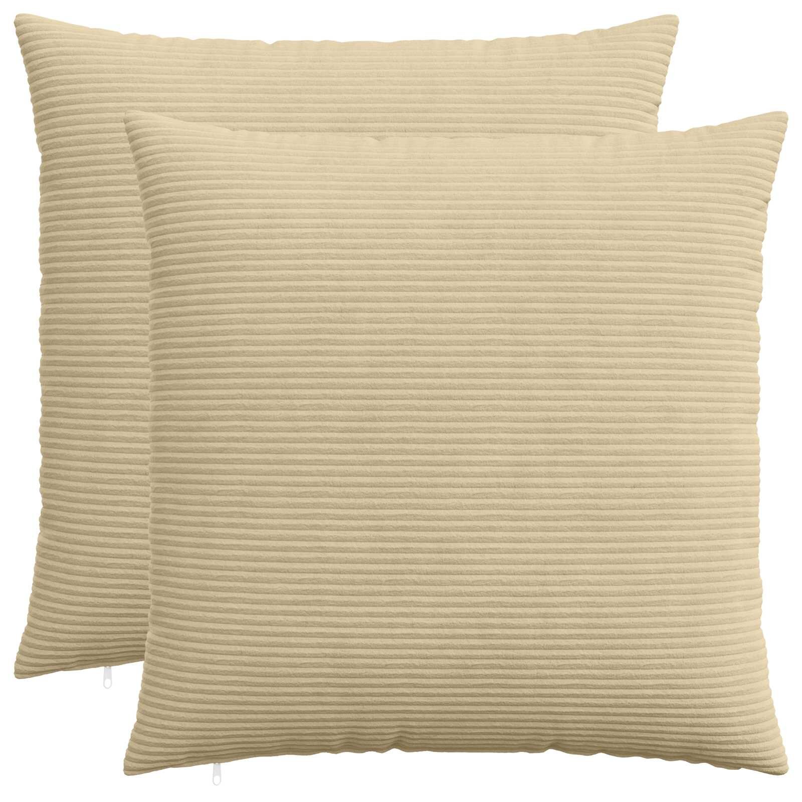vidaXL Калъфка за възглавница 2 pcs HEERLEN Зелен Сив 70 x 70 cm
