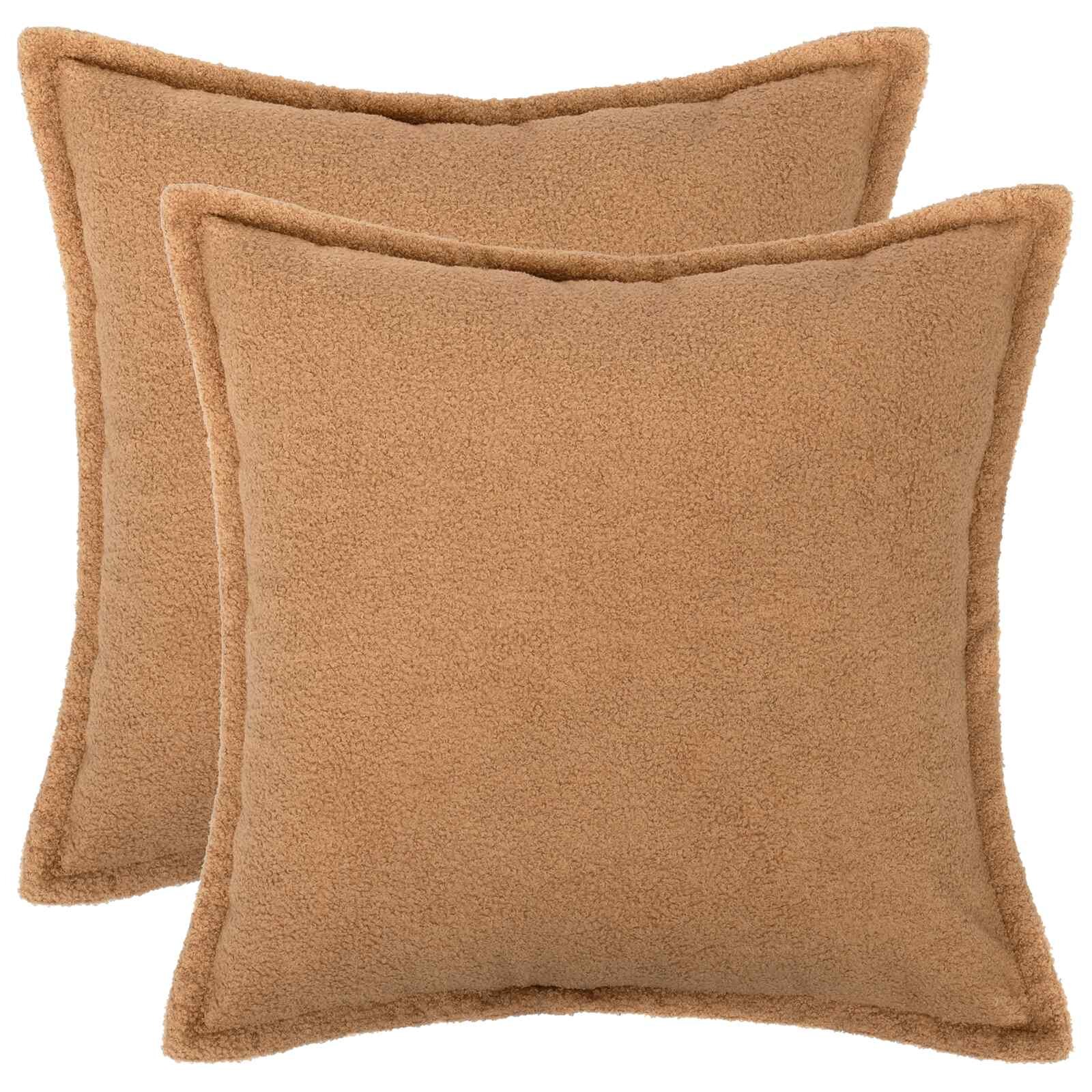 vidaXL Калъфка за възглавница 2 pcs HOUTEN Бежово 35 x 35 cm Букле