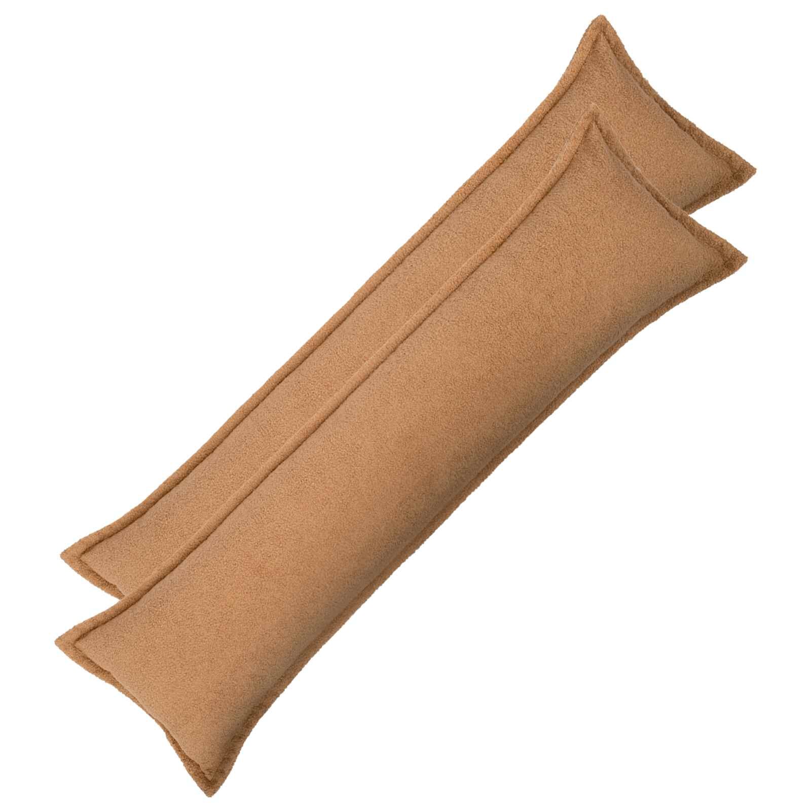 vidaXL Калъфка за възглавница 2 pcs HOUTEN Бежово 40 x 145 см Букле