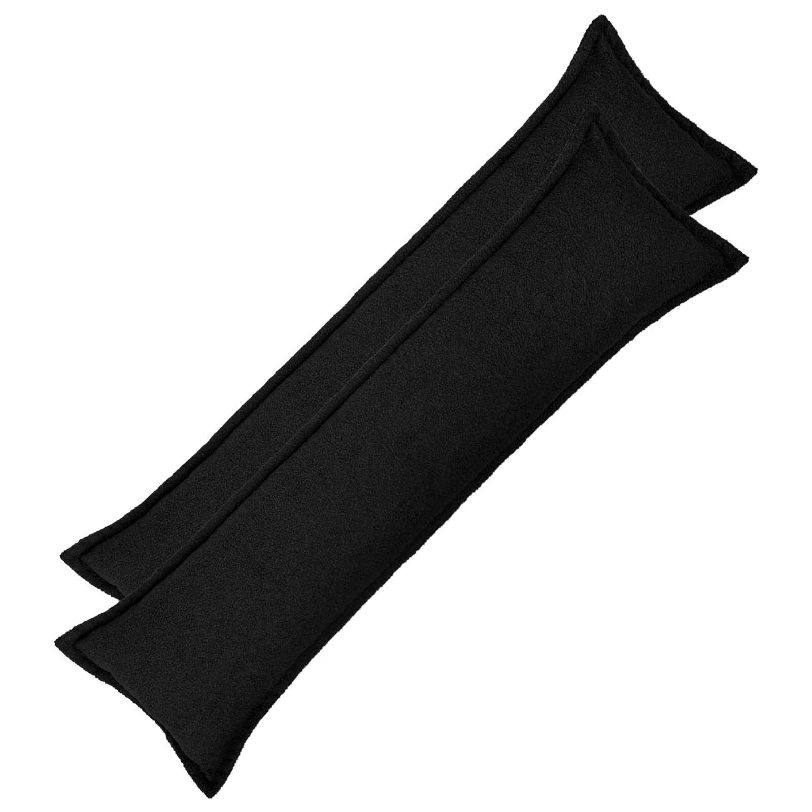 vidaXL Калъфка за възглавница 2 pcs HOUTEN Черно 40 x 145 см Букле