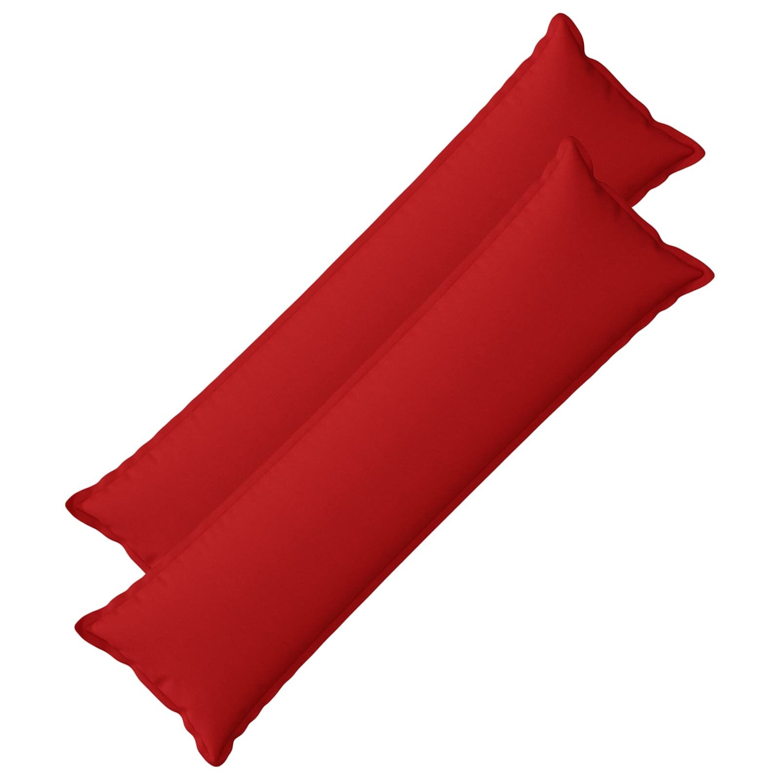 vidaXL Калъфка за възглавница 2 pcs HOUTEN Червено 40 x 145 см