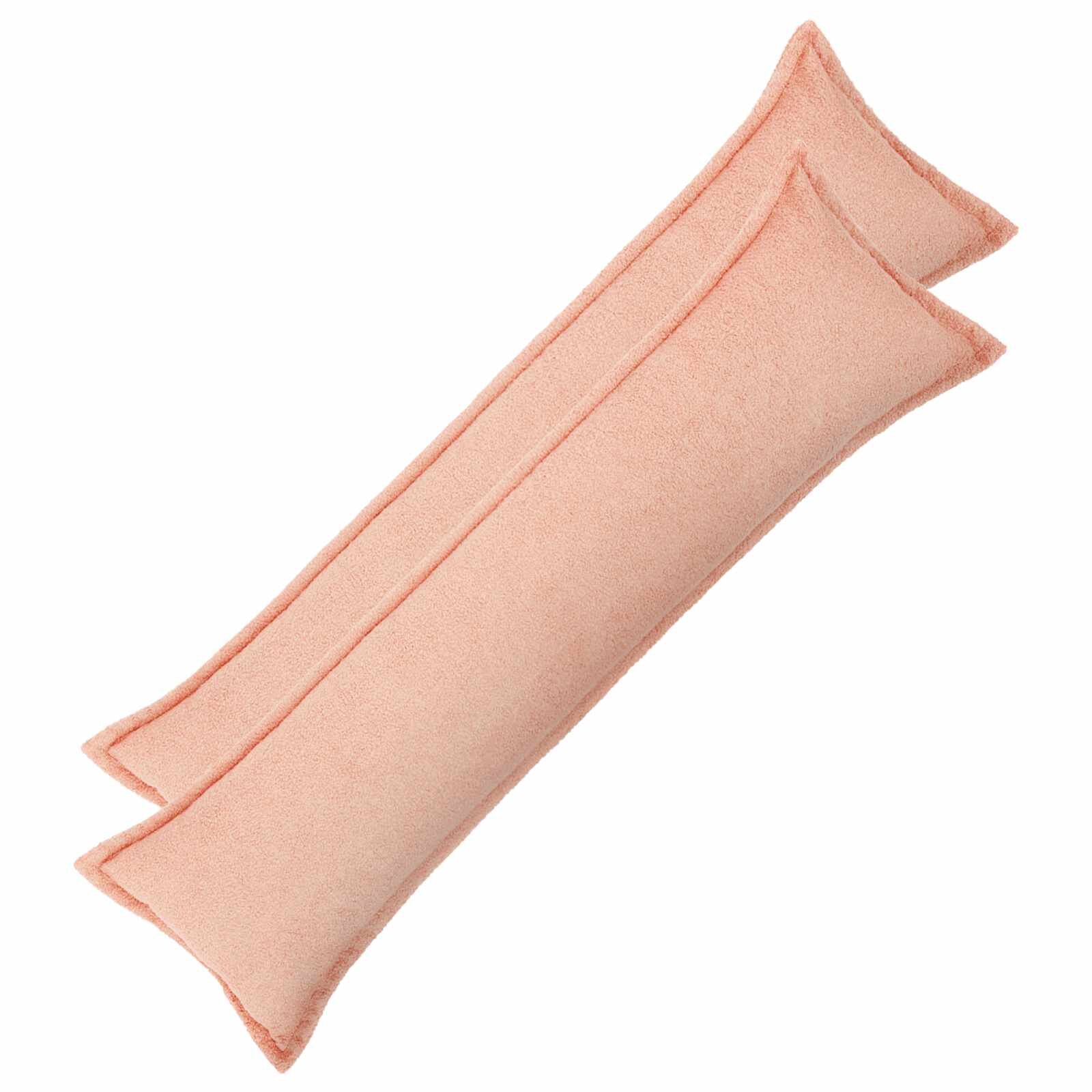 vidaXL Калъфка за възглавница 2 pcs HOUTEN Розово 40 x 145 см Букле