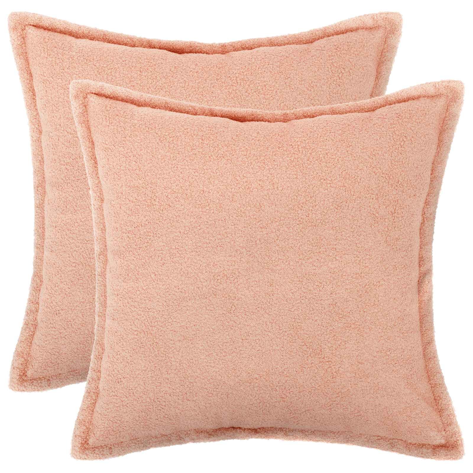 vidaXL Калъфка за възглавница 2 pcs HOUTEN Розово 55 x 55 см Букле