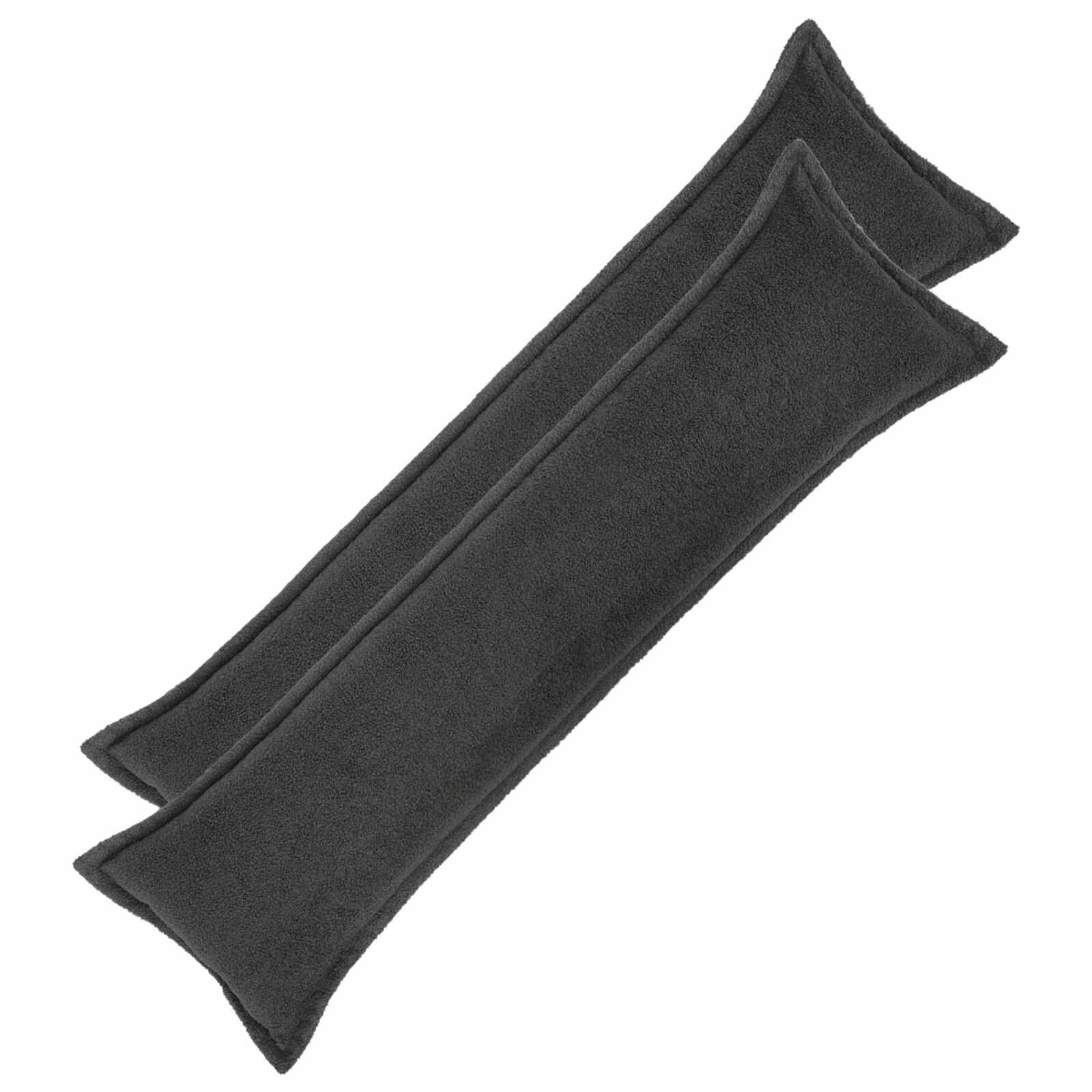 vidaXL Калъфка за възглавница 2 pcs HOUTEN Тъмносиво 40 x 145 см Букле