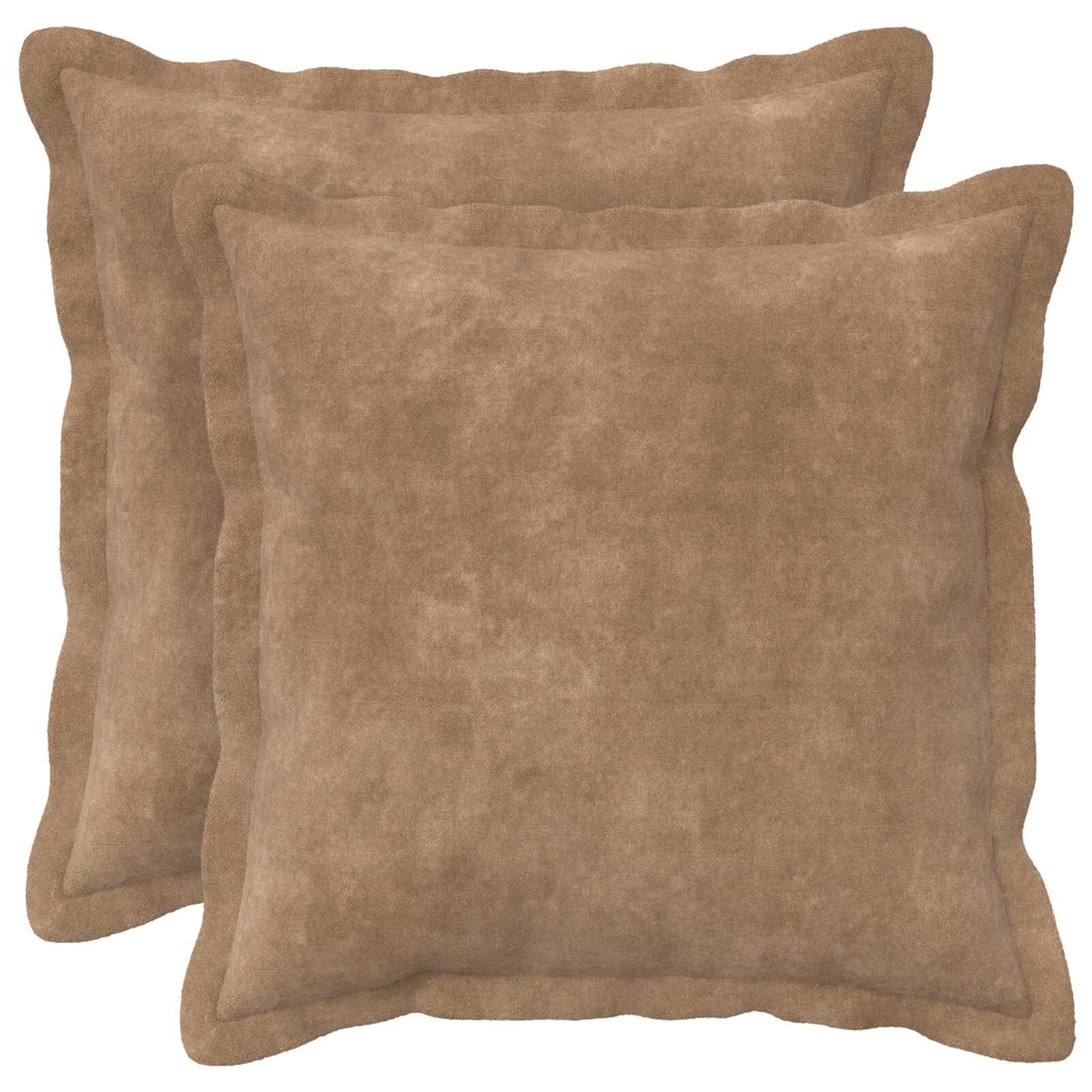 vidaXL Калъфка за възглавница 2 pcs HOUTEN Таупе 35 x 35 cm