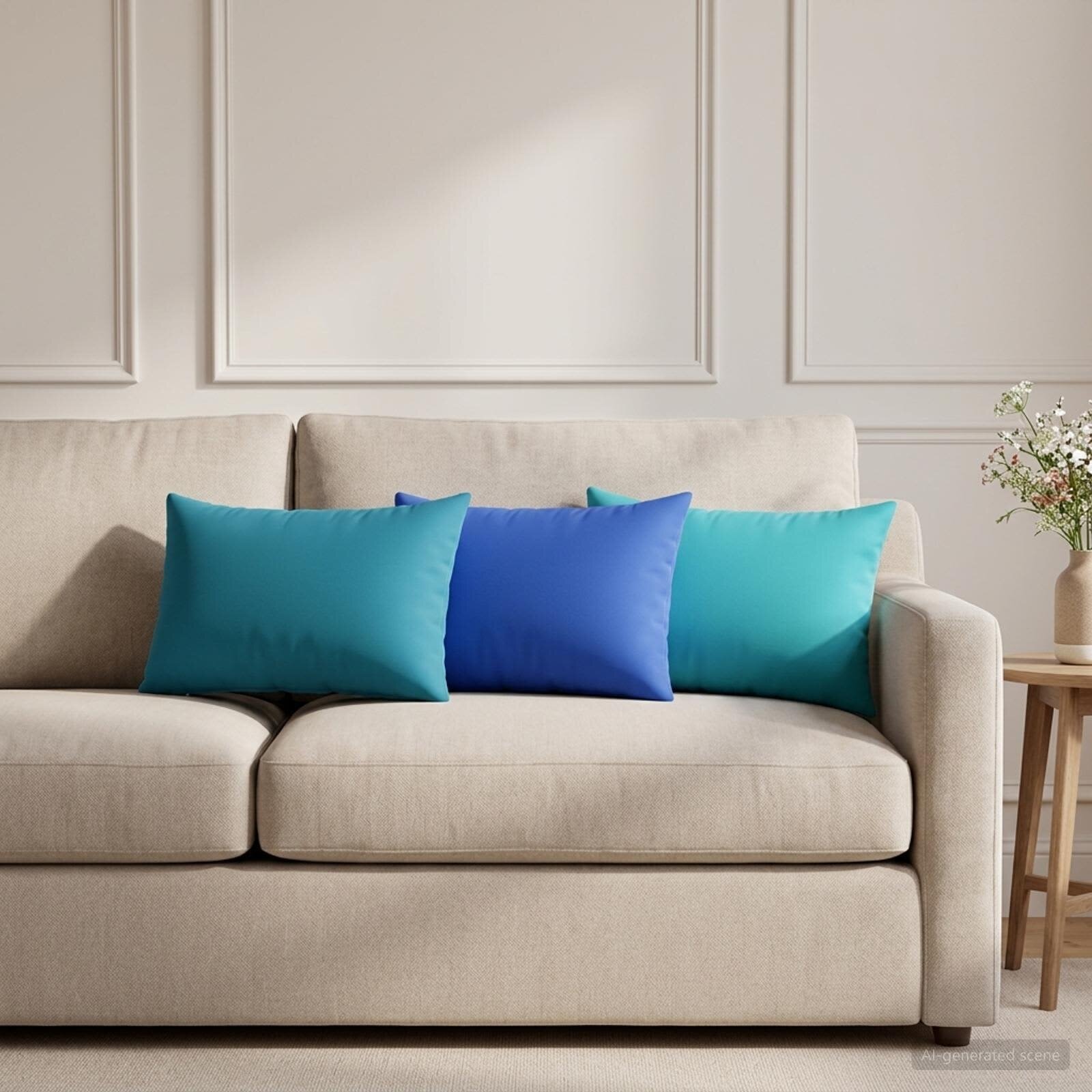 vidaXL Калъфка за възглавница 6 pcs HEERLEN Тюркоаз 40 x 60 cm