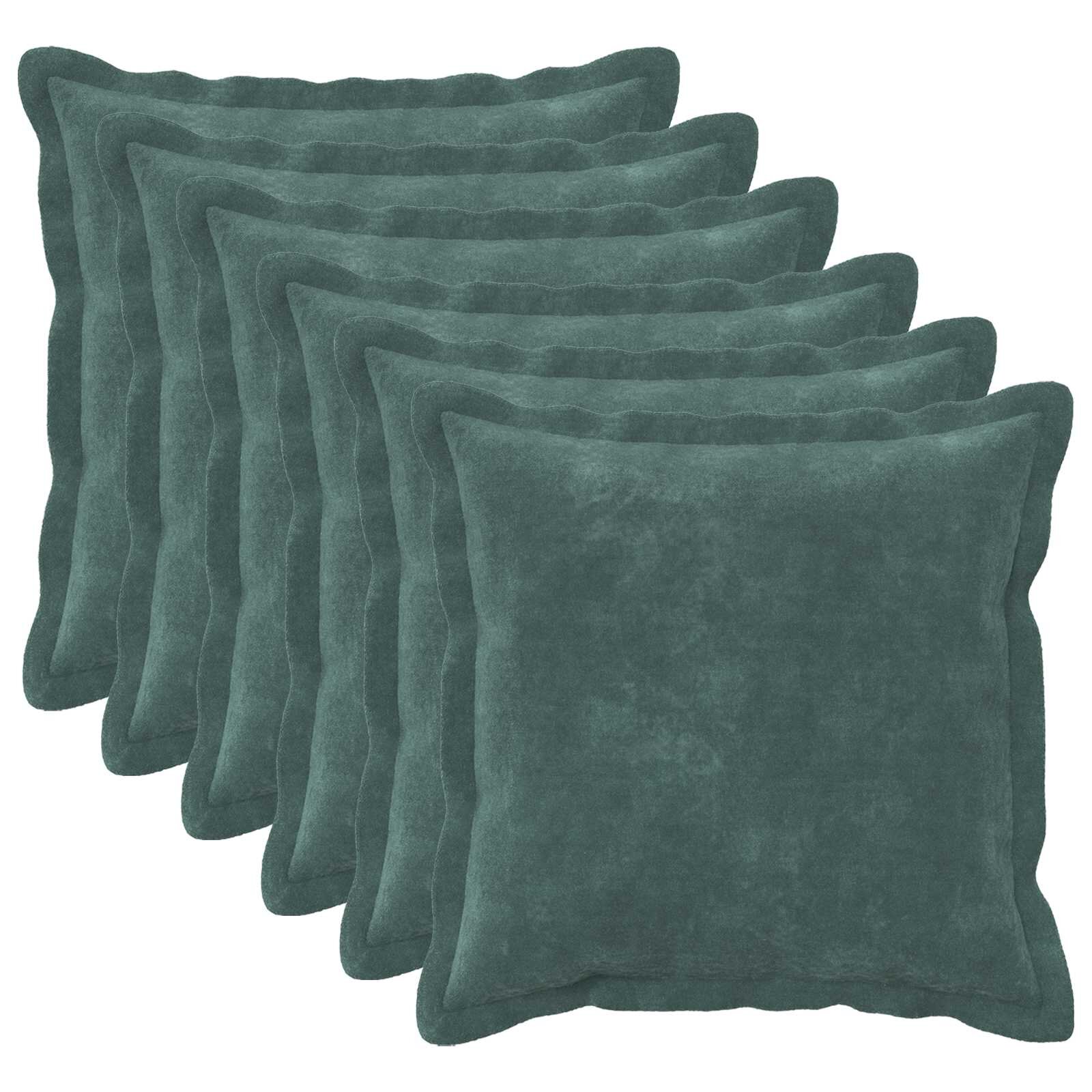 vidaXL Калъфка за възглавница 6 pcs HOUTEN Морско синьо 35 x 35 cm