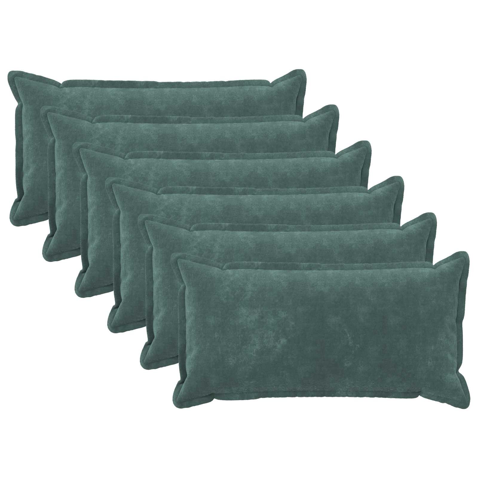 vidaXL Калъфка за възглавница 6 pcs HOUTEN Морско синьо 40 x 70 cm