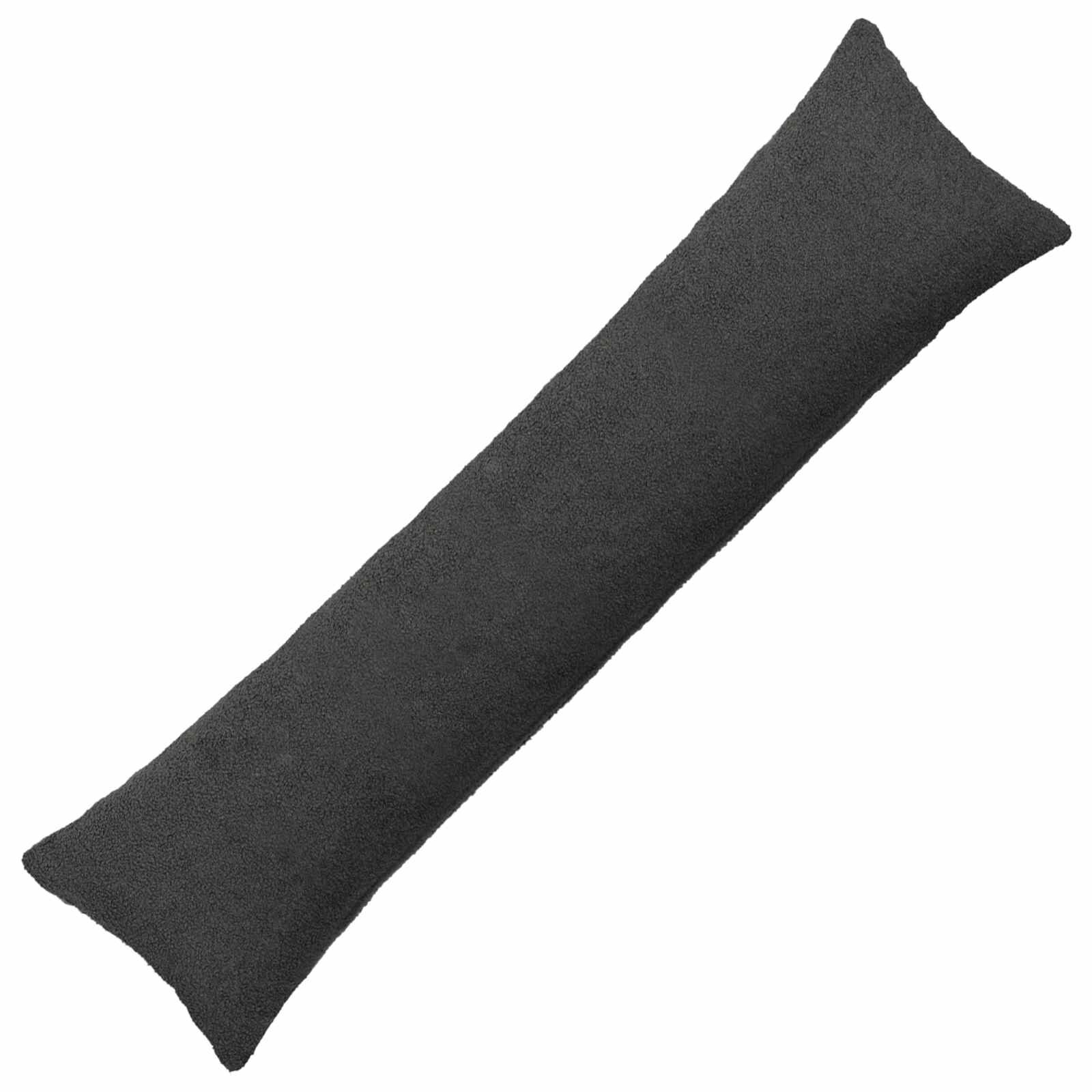 vidaXL Калъфка за възглавница HEERLEN Тъмносиво 40 x 145 см Букле
