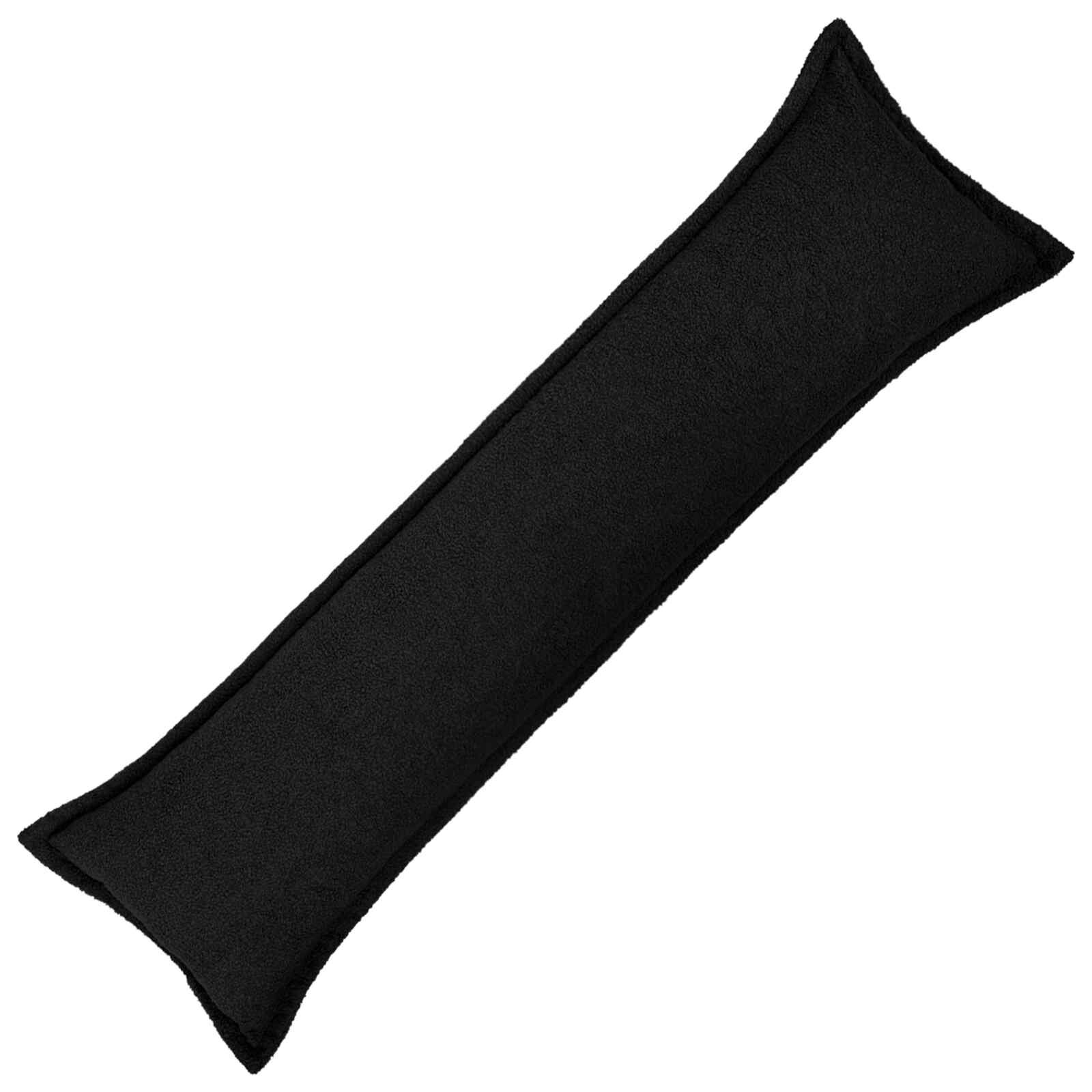 vidaXL Калъфка за възглавница HOUTEN Черно 40 x 145 см Букле